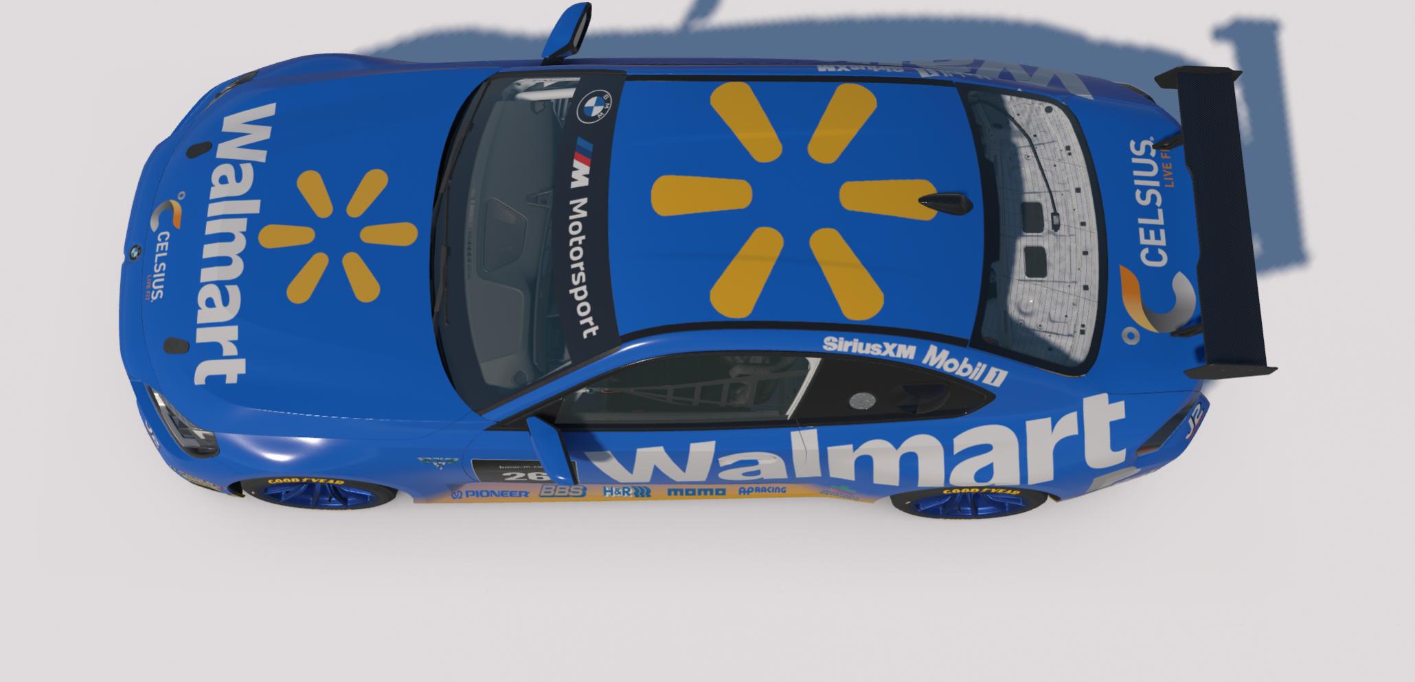 Preview of BMW M2 Racing G87 Team Walmart 2026 Team by Johnny McNamara