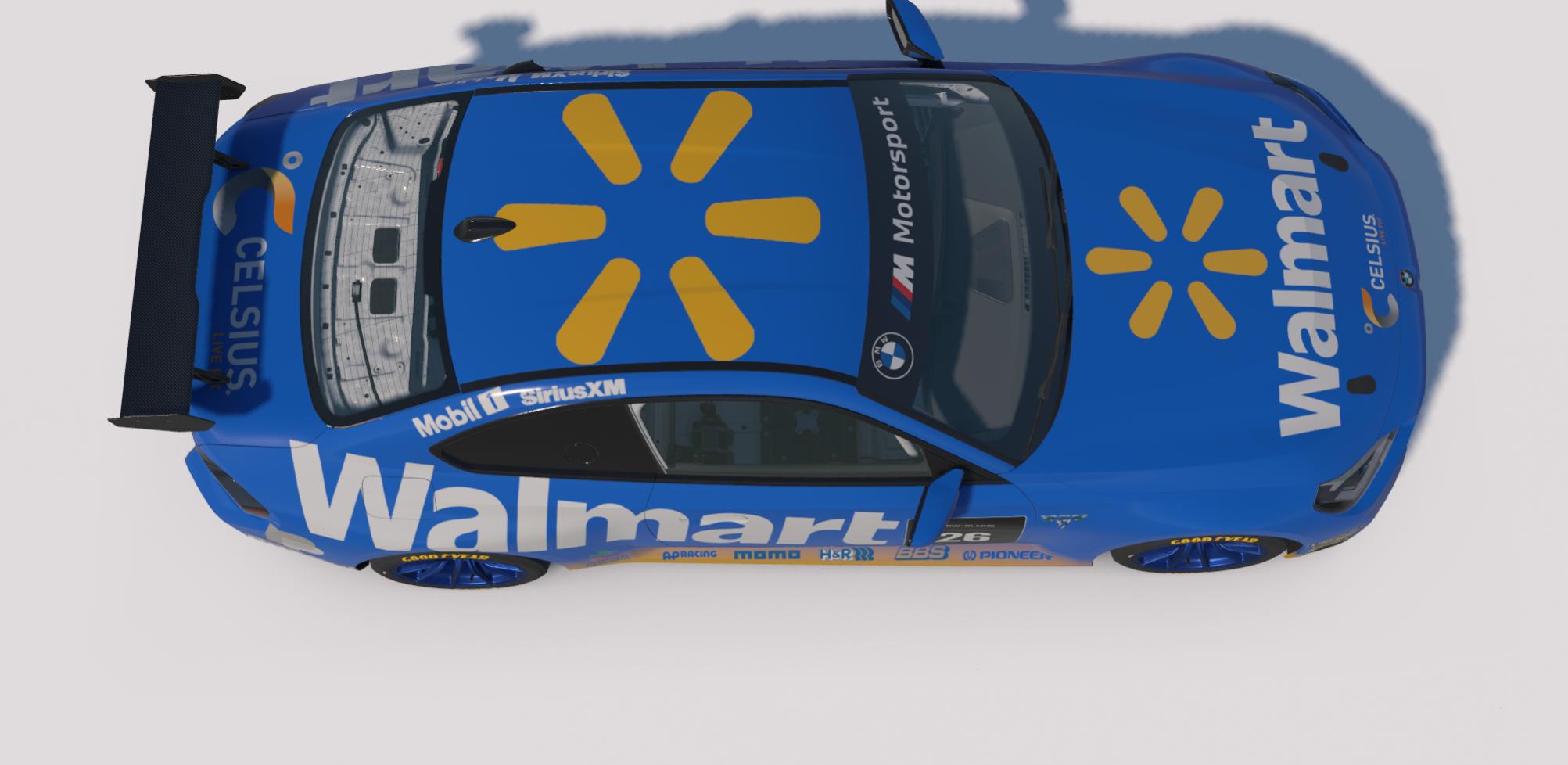 Preview of BMW M2 Racing G87 Team Walmart 2026 Team by Johnny McNamara