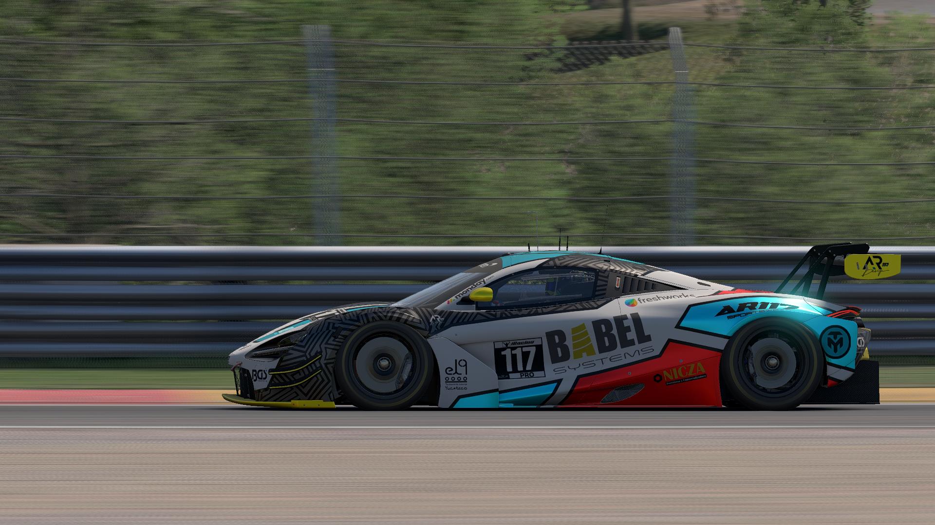 Preview of MCLAREN GT3 TM BABEL by Arturo Romero