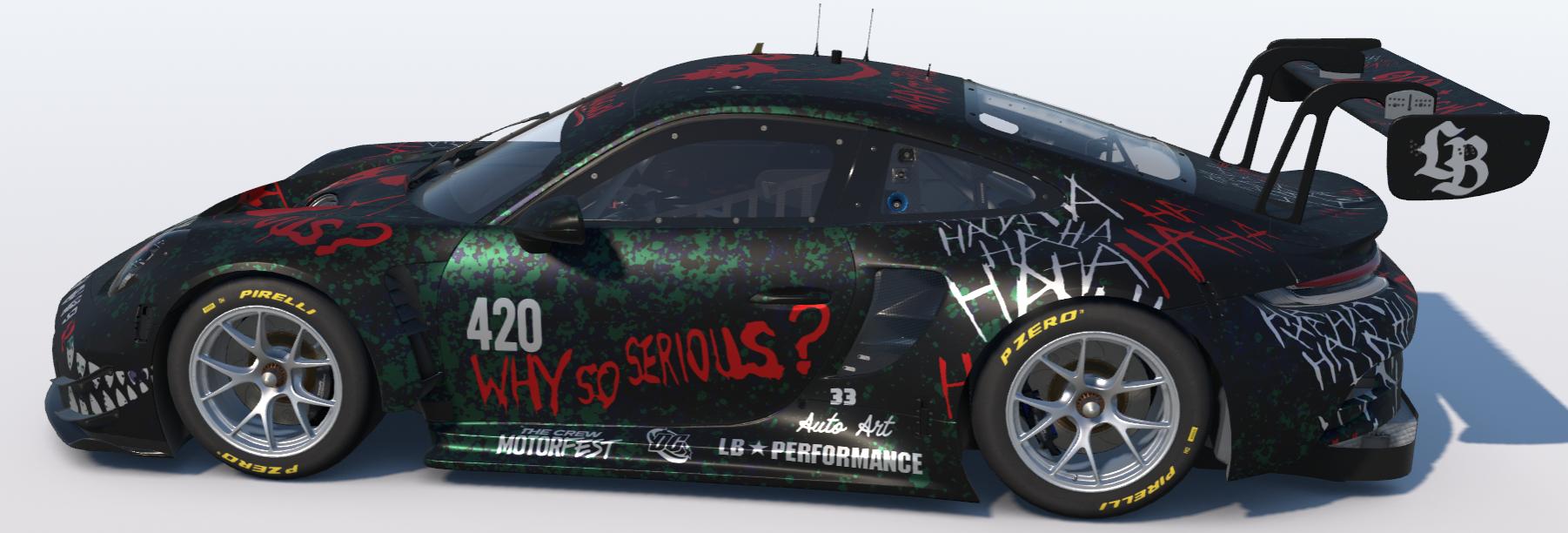 Preview of Joker 33 Auto Art Porsche 992r GT3  by Todd Schwarz