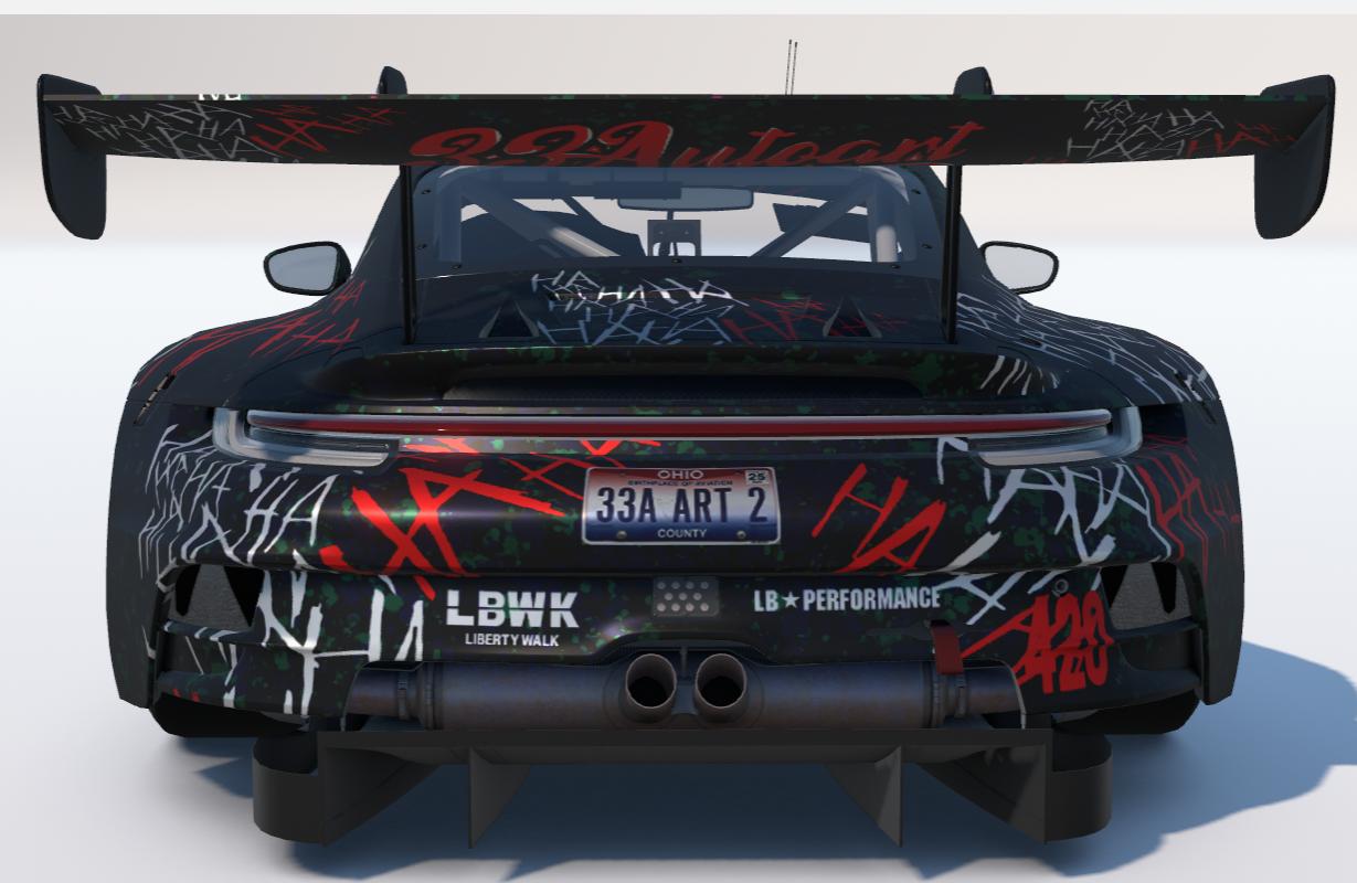 Preview of Joker 33 Auto Art Porsche 992r GT3  by Todd Schwarz
