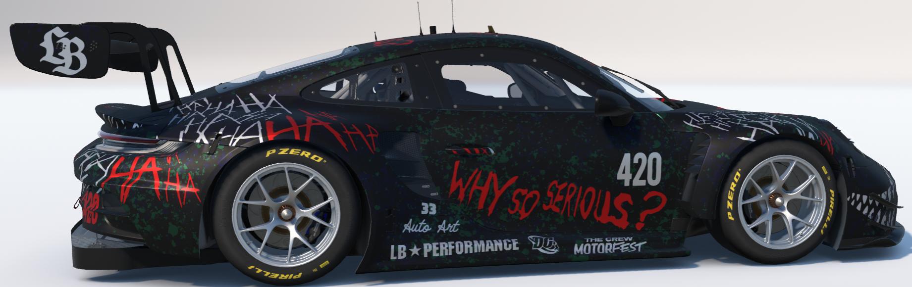 Preview of Joker 33 Auto Art Porsche 992r GT3  by Todd Schwarz