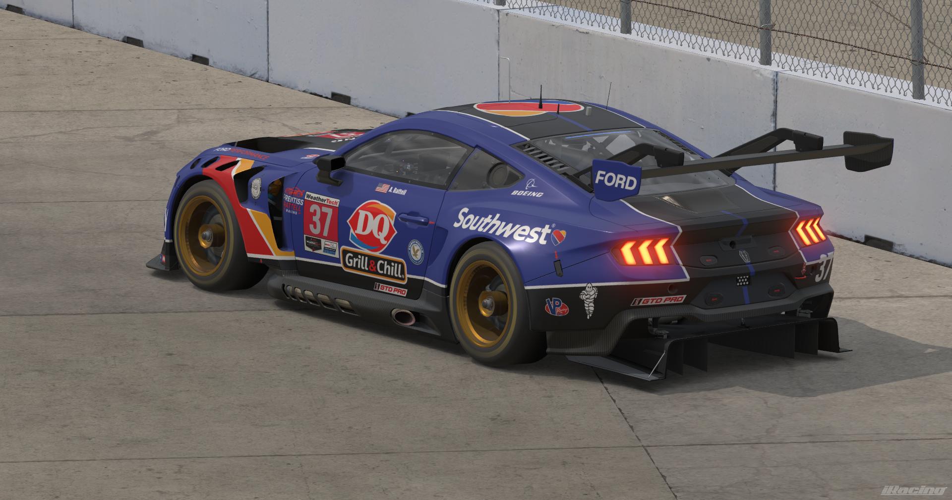 Preview of Southwest Dairy Queen Ford Mustang GT3 by Andrew Rattell