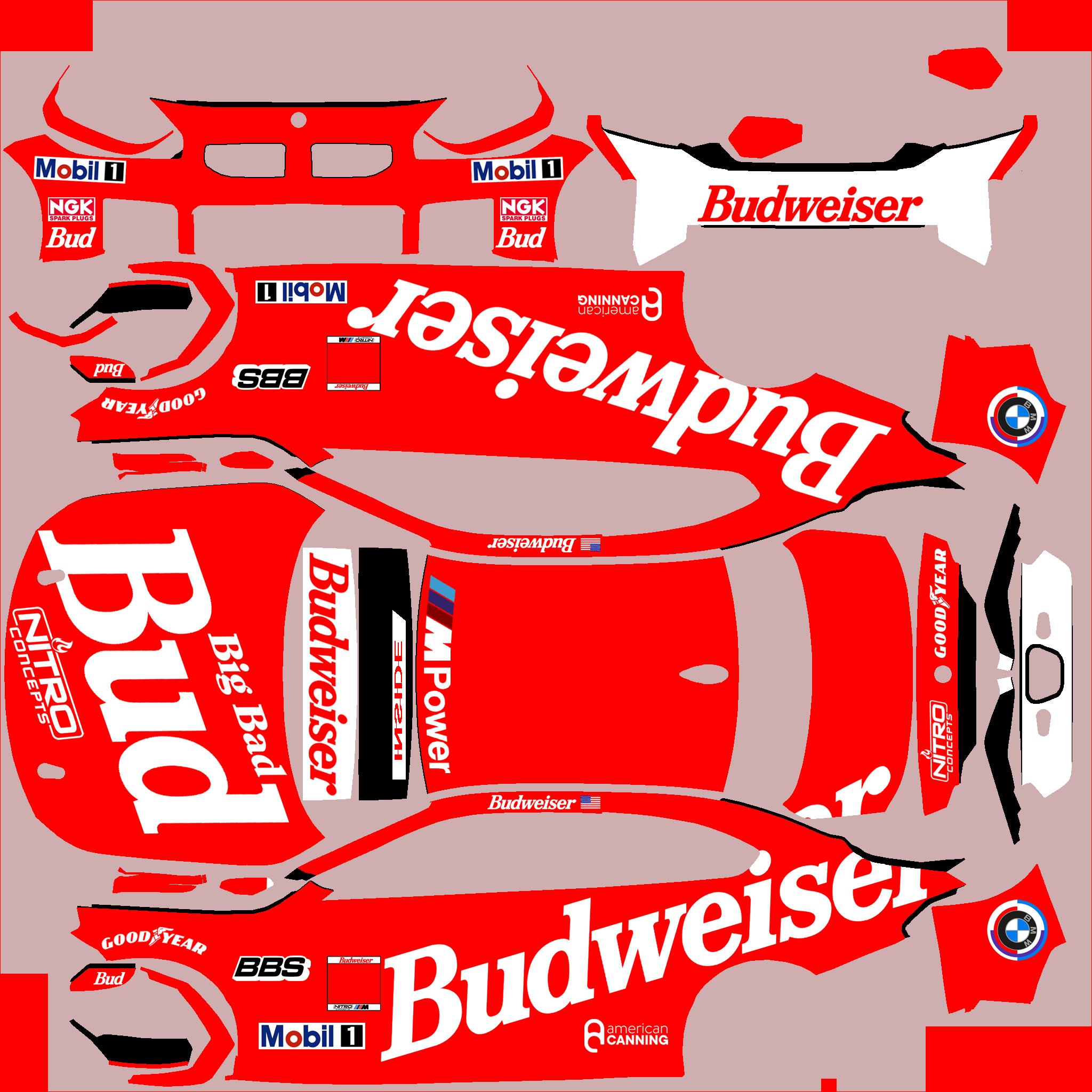 Preview of BMW M2 F87 Budwieser by Clyde Coman