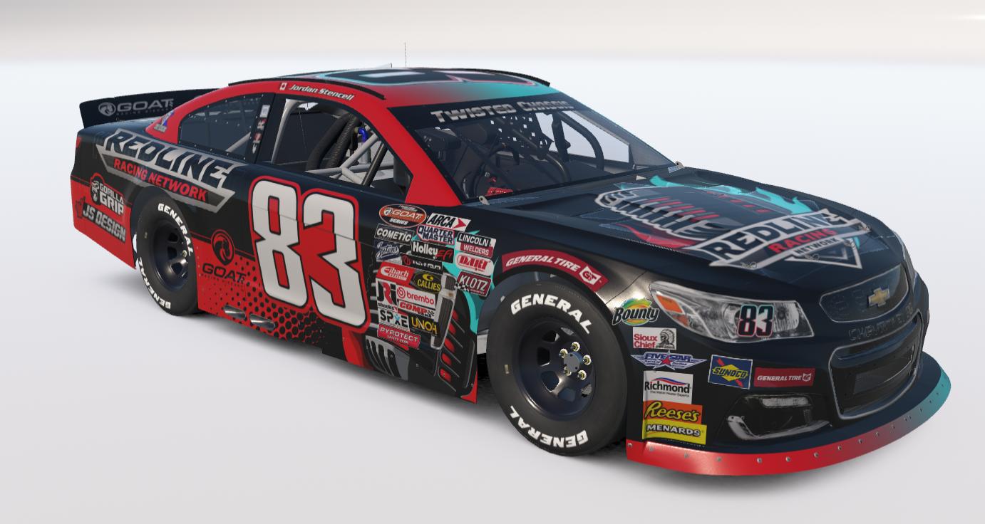 Preview of #83 Redline Racing Network ARCA Chevy by Jordan S.