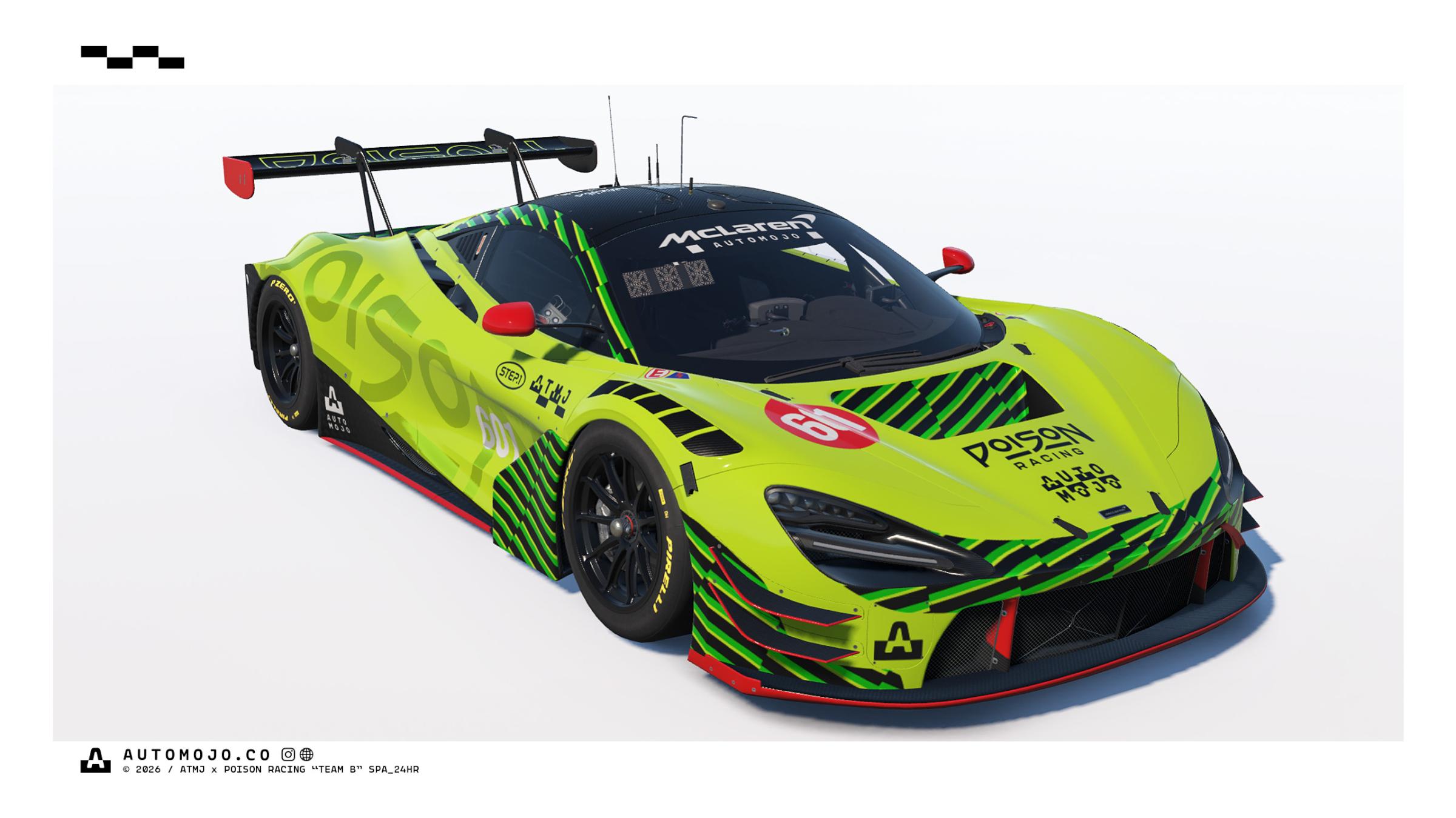 Preview of ATMJ x Poison Racing "TEAM B" SPA 24HR by Joshua Tan