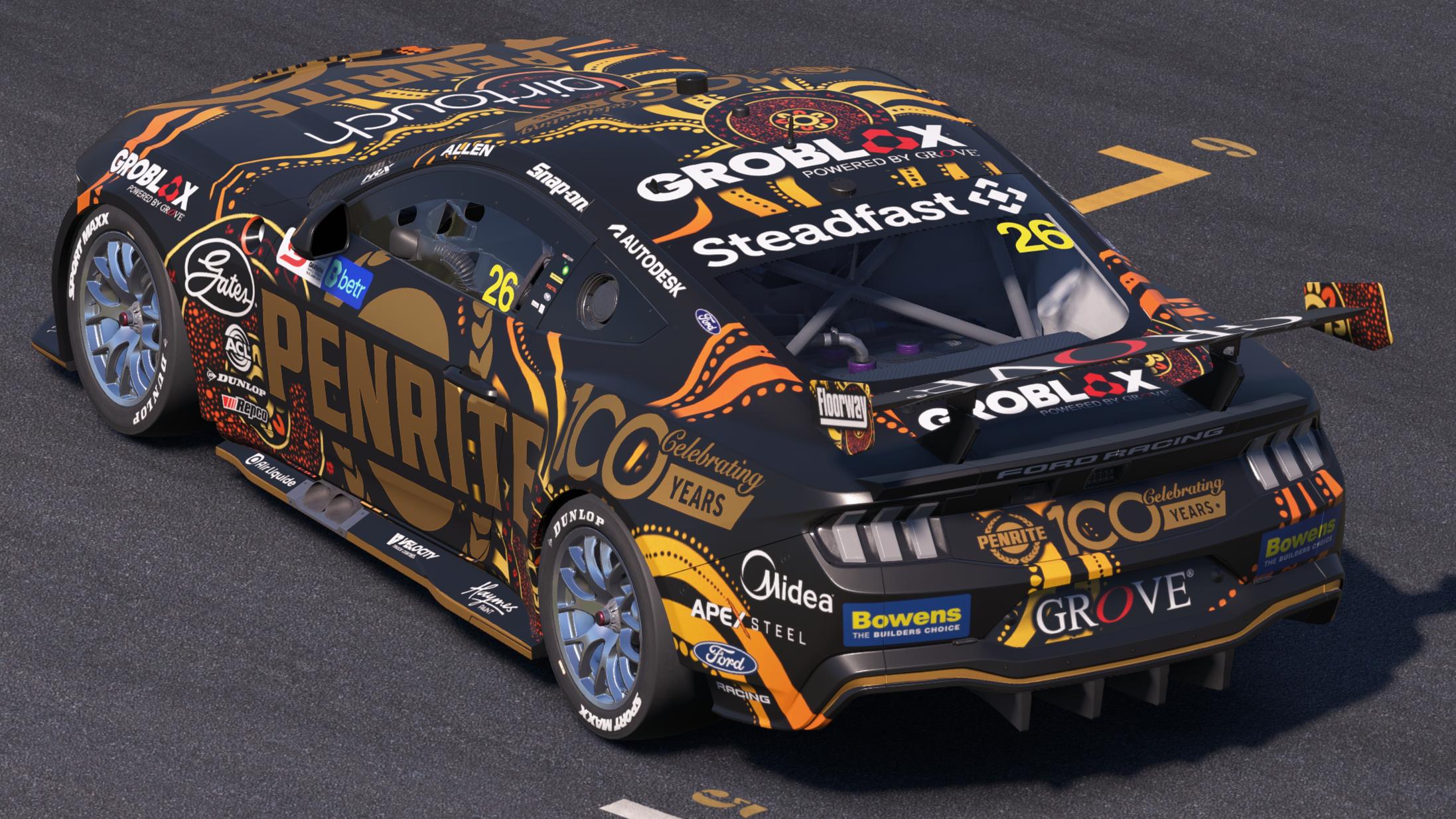 Preview of Kai Allen Grove Penrite Racing Indigenous Round by Mick J.