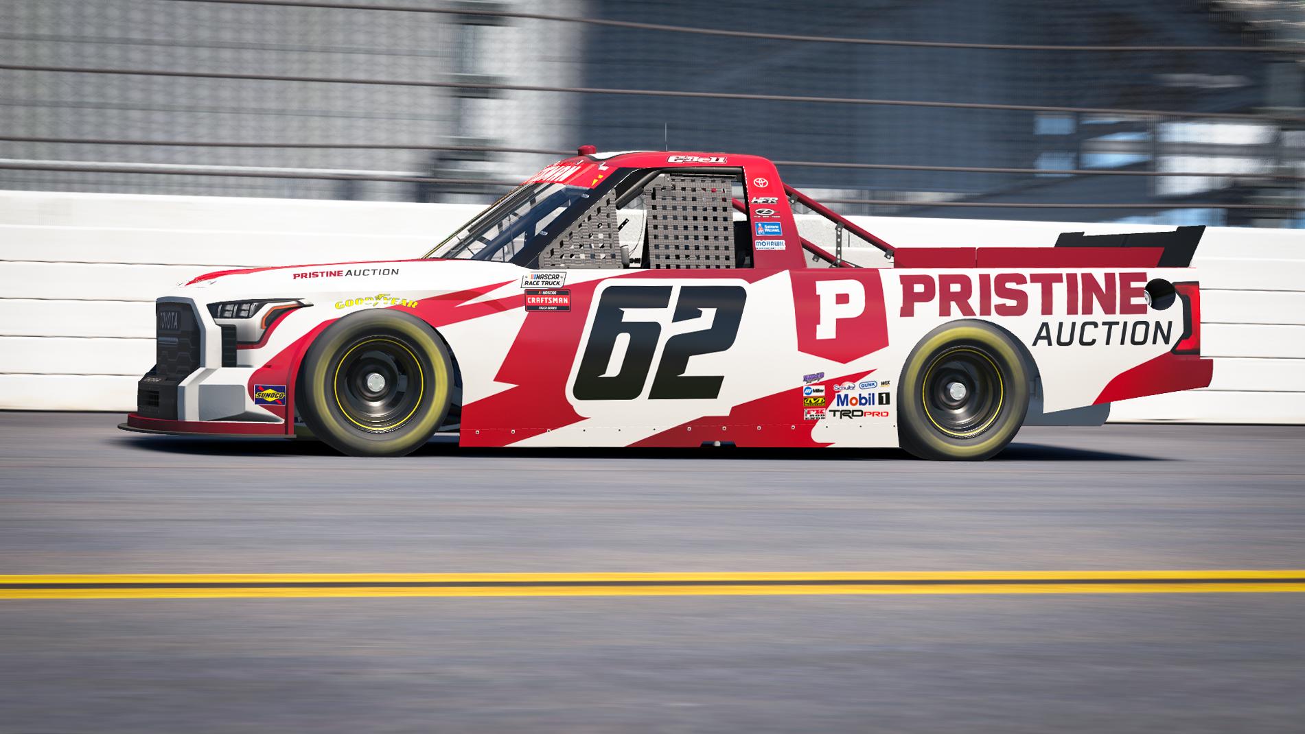 Preview of 2026 Christopher Bell #62 Pristine Auction Toyota Tundra (Custom Number) by Christopher Darling