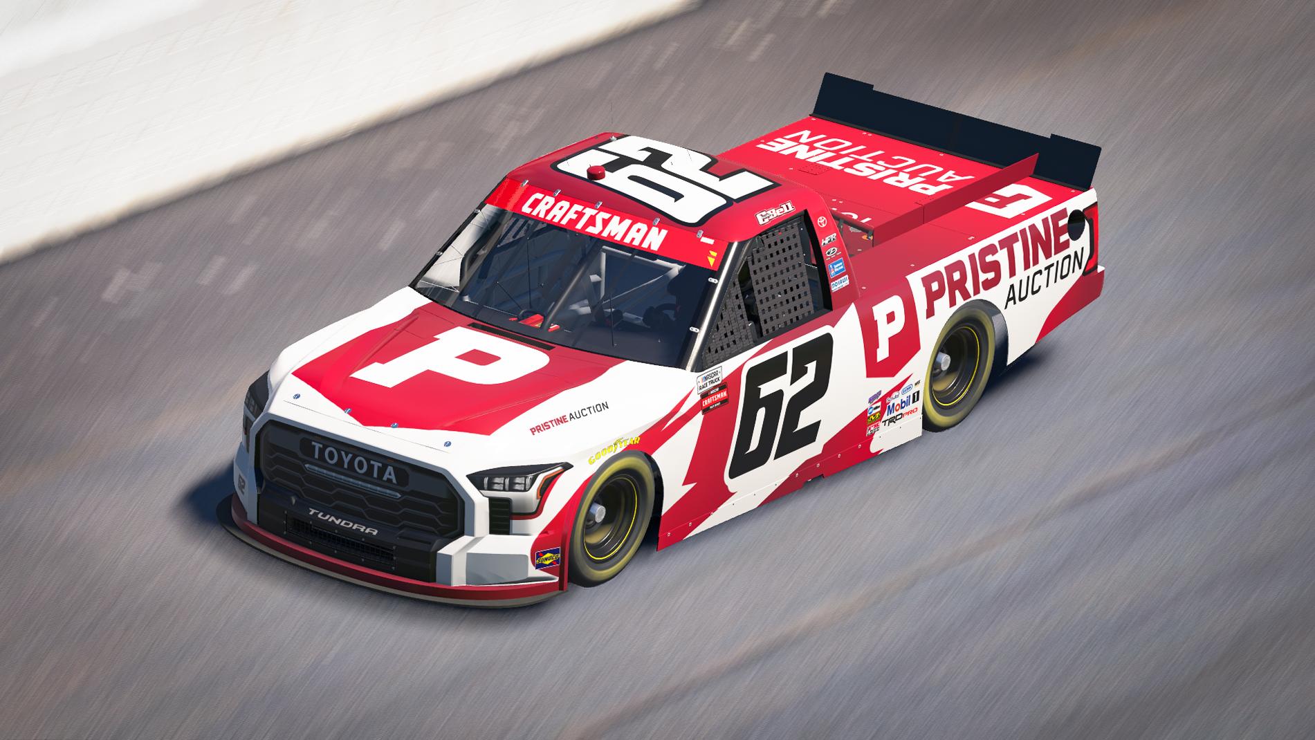 Preview of 2026 Christopher Bell #62 Pristine Auction Toyota Tundra (Custom Number) by Christopher Darling