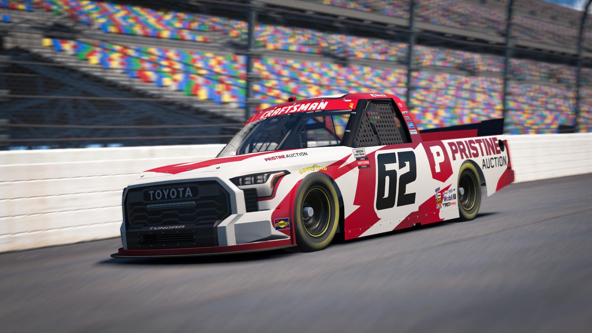 Preview of 2026 Christopher Bell #62 Pristine Auction Toyota Tundra (Custom Number) by Christopher Darling