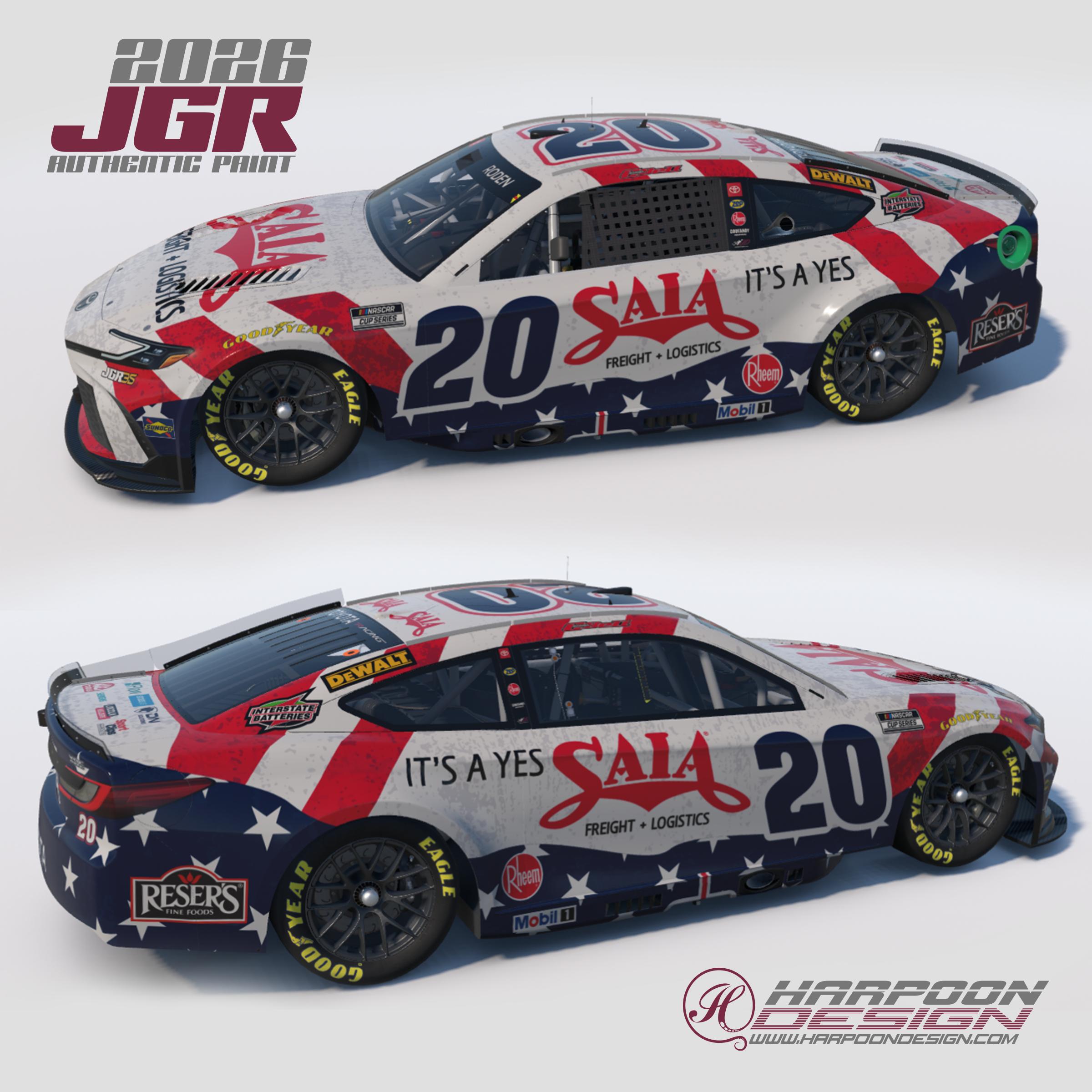 Preview of 2026 Christopher Bell Saia Toyota Camry by Brantley Roden