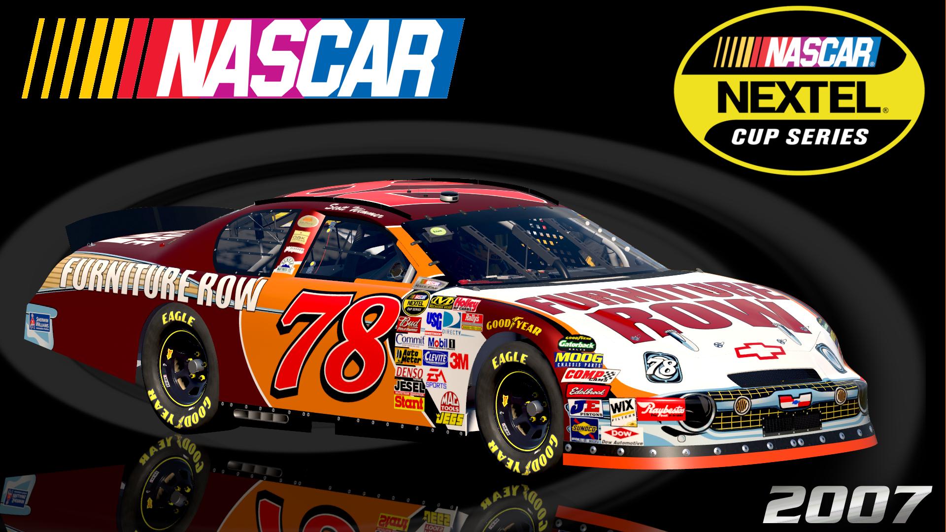 Preview of #78 Scott Wimmer 2007 Furniture Row v2 57 Chevrolet Sim Stamped Number by Christian Budd