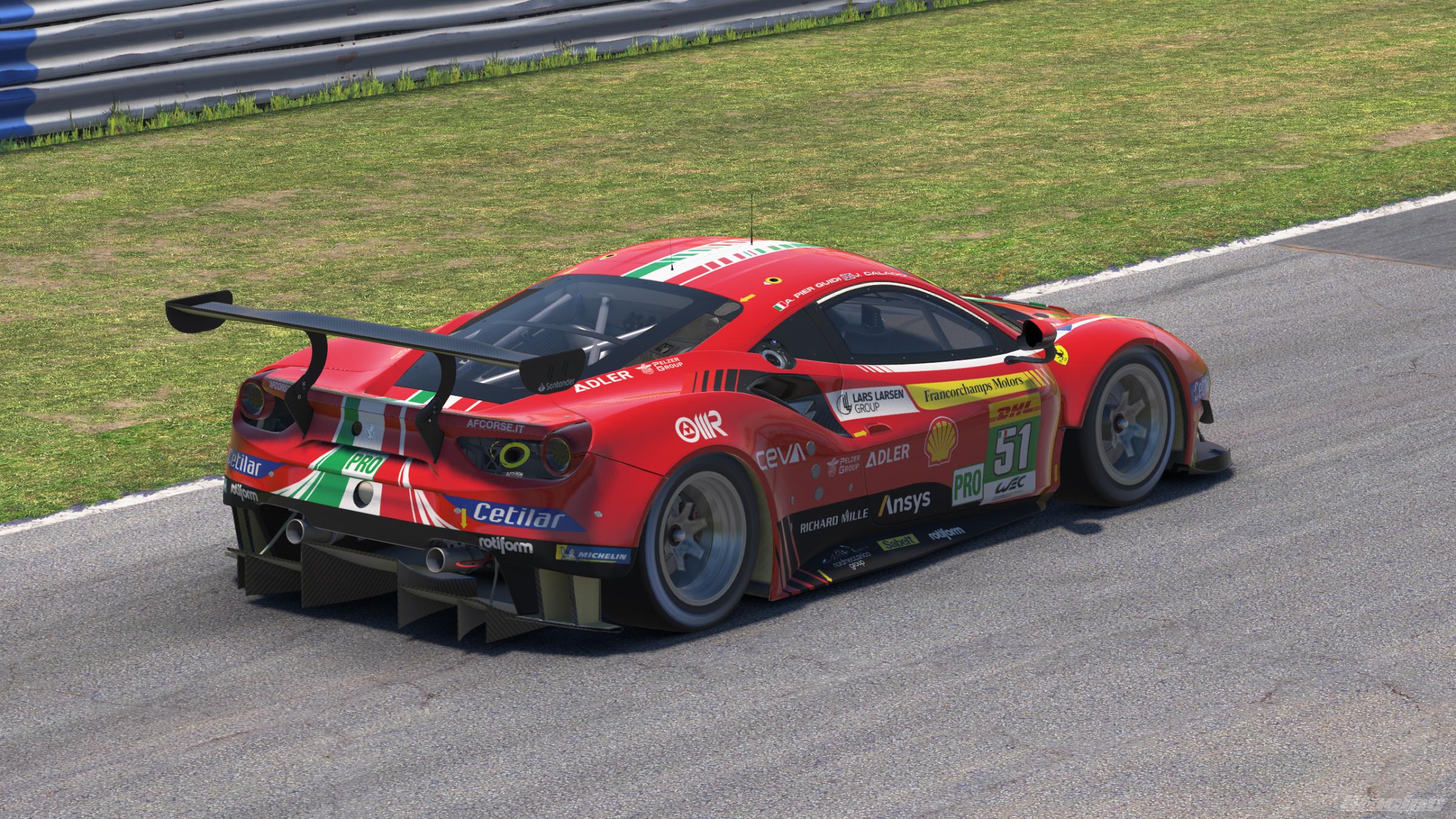 Preview of 2022 Ferrari 488 GTE Sebring WEC SIM STAMPED by Jeremy Stanley