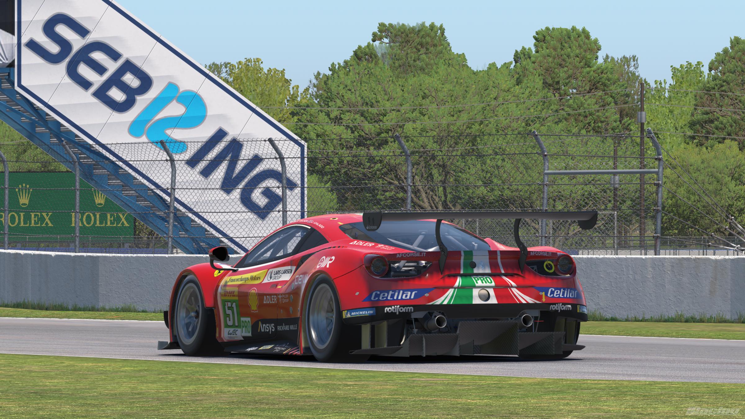 Preview of 2022 Ferrari 488 GTE Sebring WEC SIM STAMPED by Jeremy Stanley