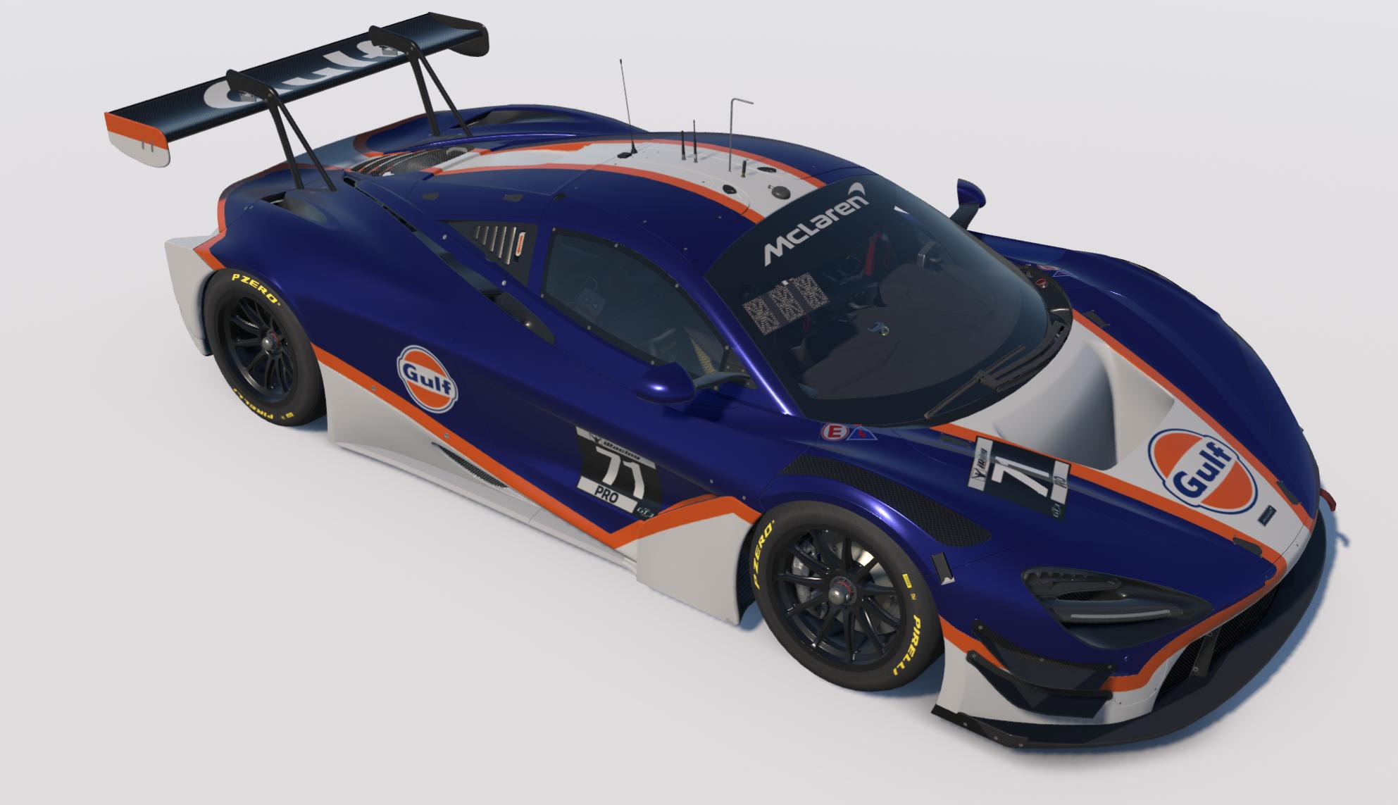 Preview of McLaren F1 GTR Gulf Concept by Keith Archer