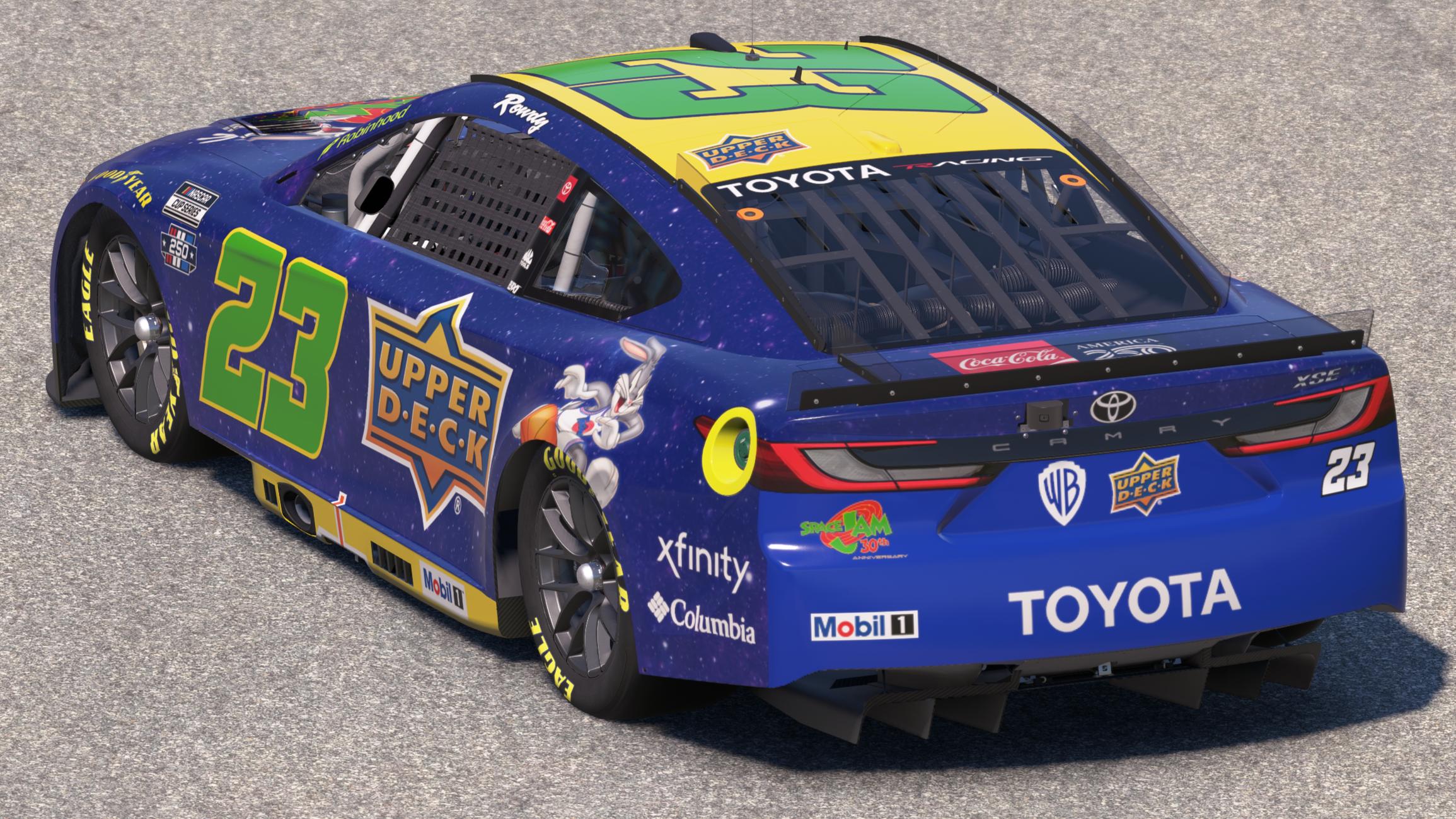 Preview of Bubba Wallace 23XI Racing Space Jam 30th Anniversay by Mick J.