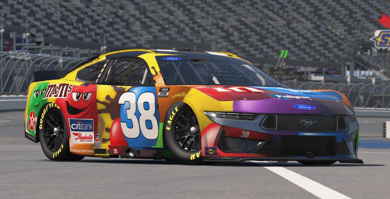 Preview of Robert Yates Racing #38 M&Ms NGF 2026 Concept by Lane Sanders