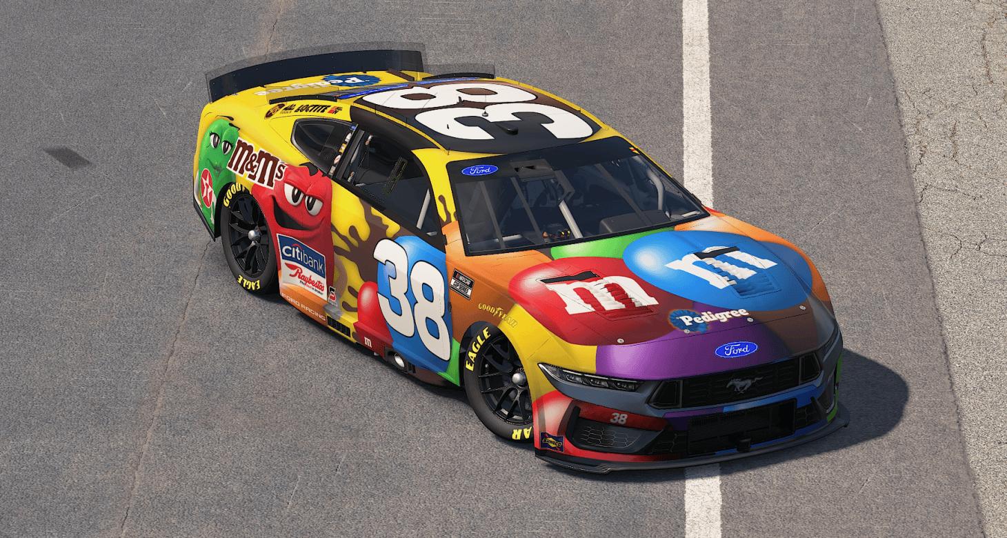 Preview of Robert Yates Racing Numberless M&Ms NGF 2026 Concept by Lane Sanders