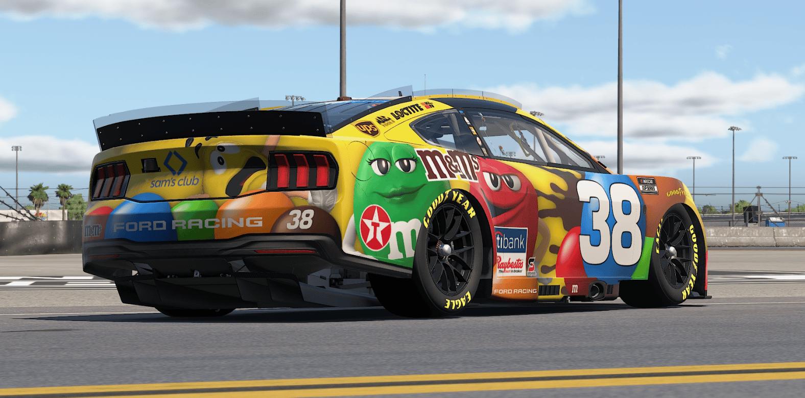Preview of Robert Yates Racing Numberless M&Ms NGF 2026 Concept by Lane Sanders
