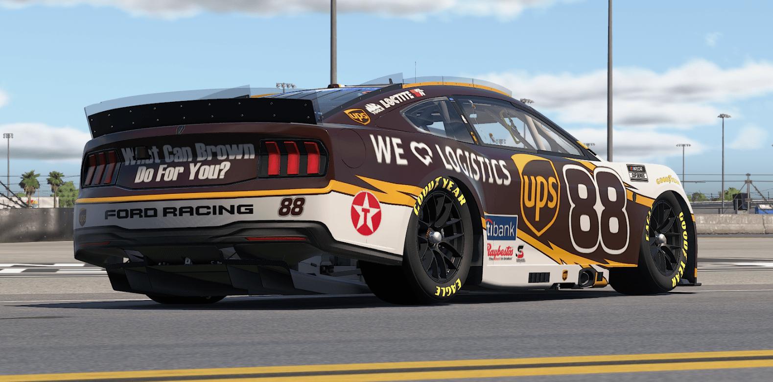 Preview of Robert Yates Racing #88 UPS NGF 2026 Concept by Lane Sanders
