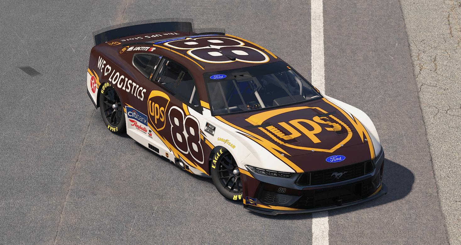 Preview of Robert Yates Racing Numberless UPS NGF 2026 Concept by Lane Sanders