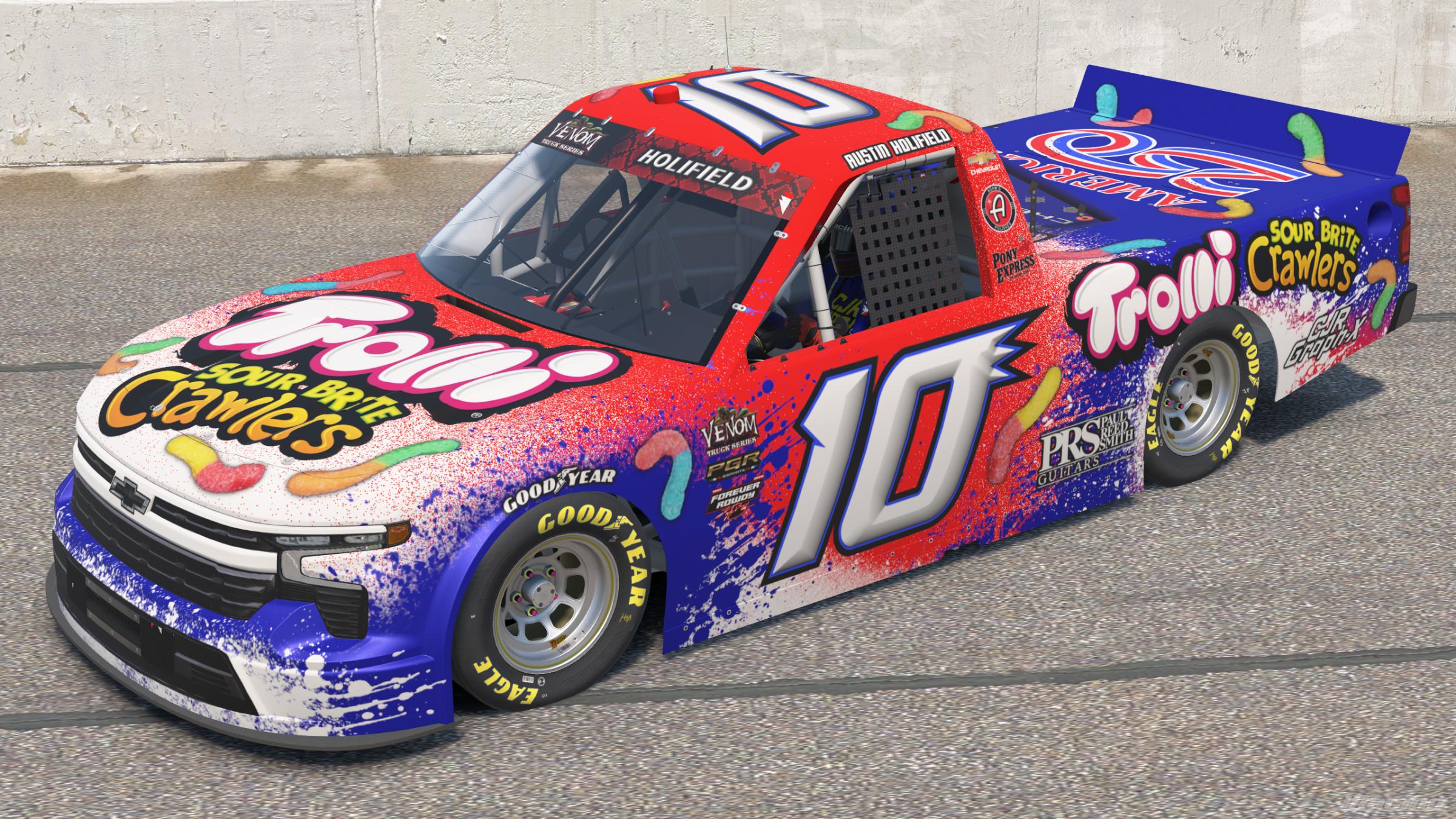 Preview of Trolli Sour Brite Crawlers, USA Theme, Silverado, Venom Season 11, Custom #10 by Corey Rutherford