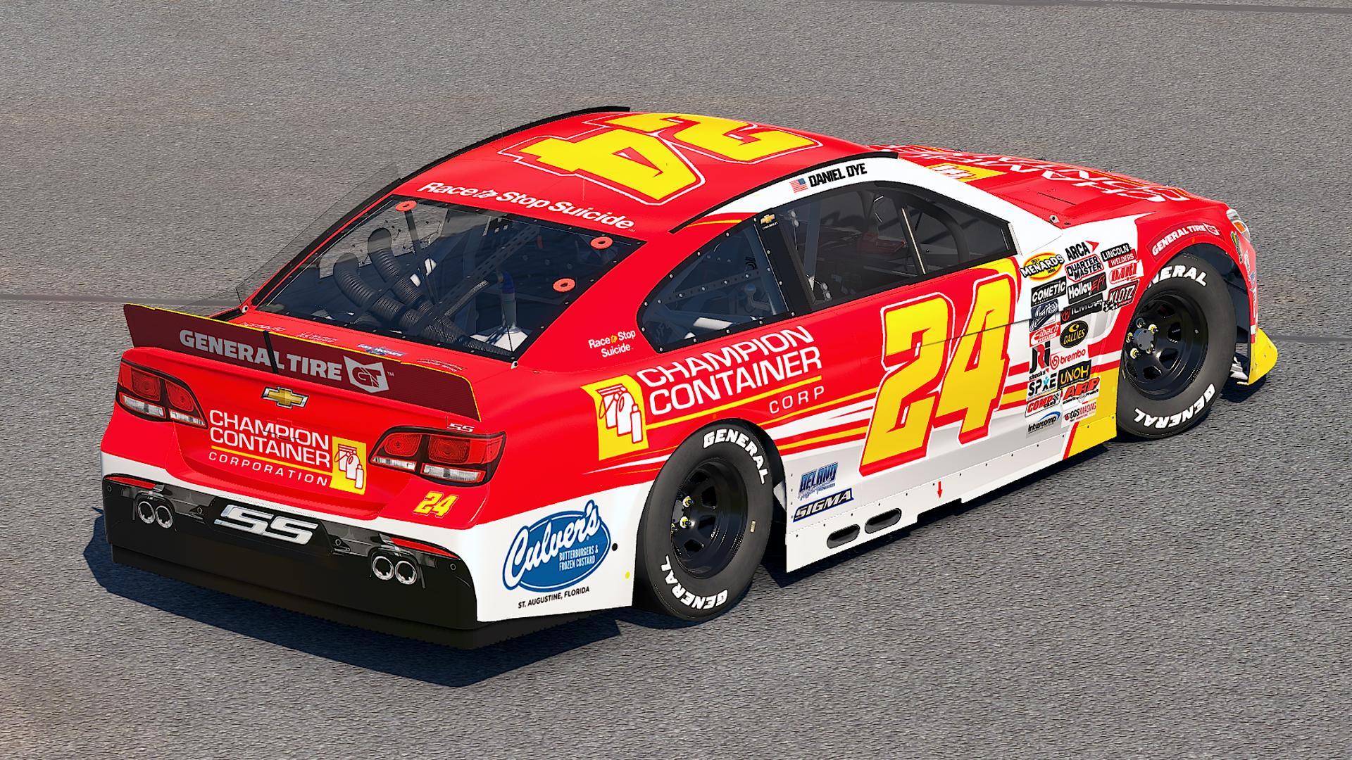Preview of 2026 Daniel Dye Champion Container - No Numbers by Kevin Striegle