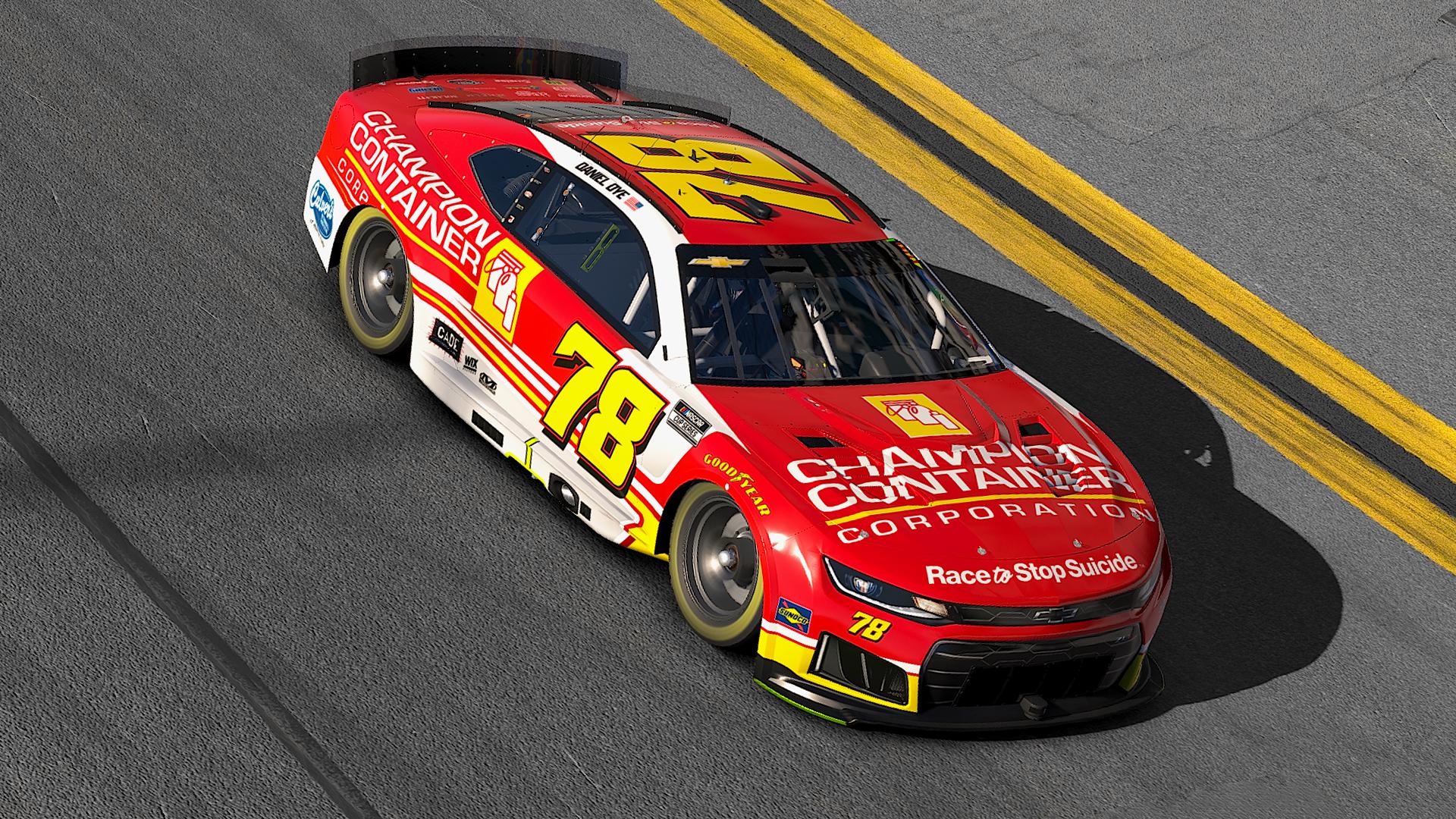 Preview of 2026 Daniel Dye Champion Container - No Numbers by Kevin Striegle