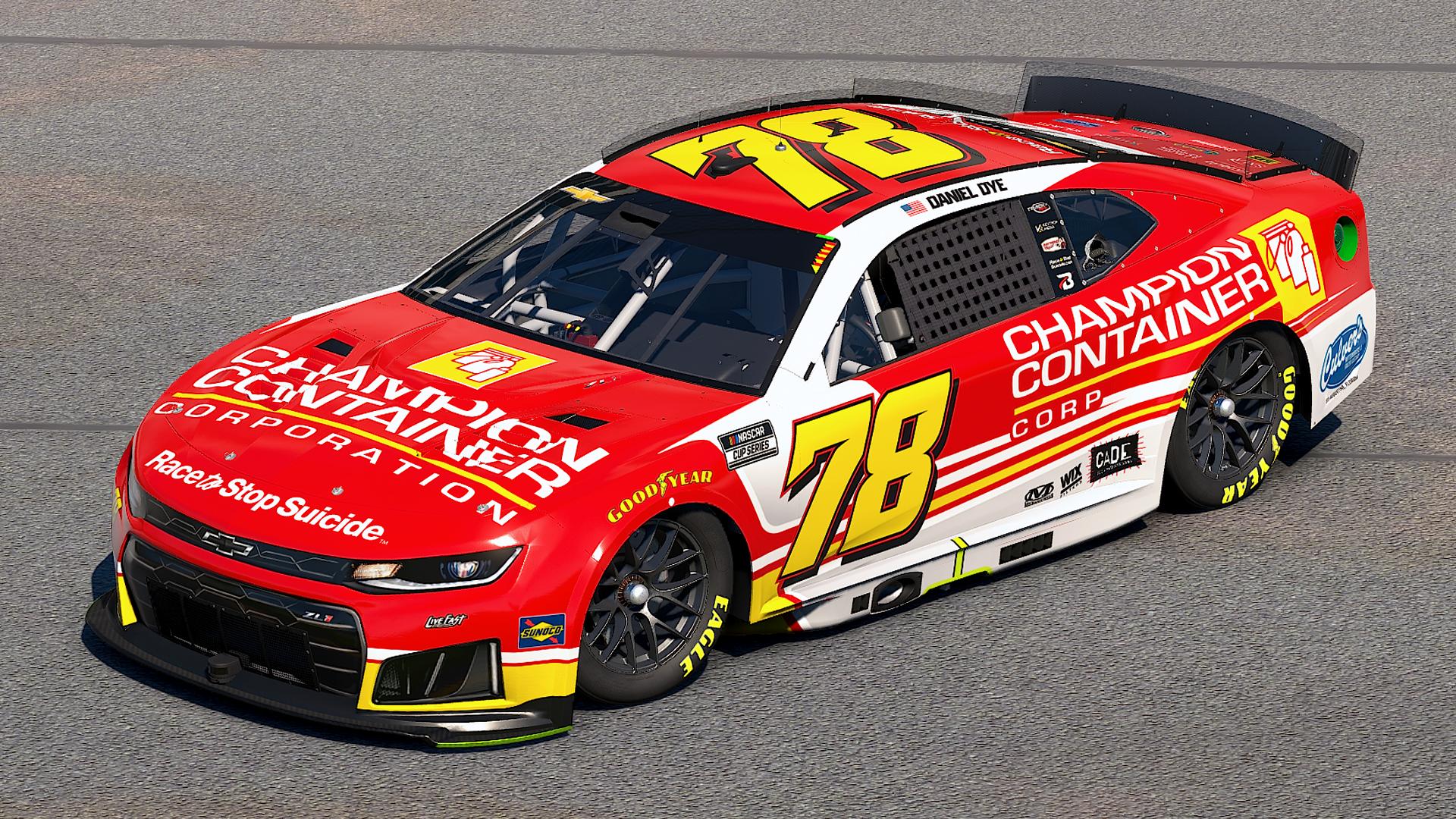 Preview of 2026 Daniel Dye Champion Container - No Numbers by Kevin Striegle