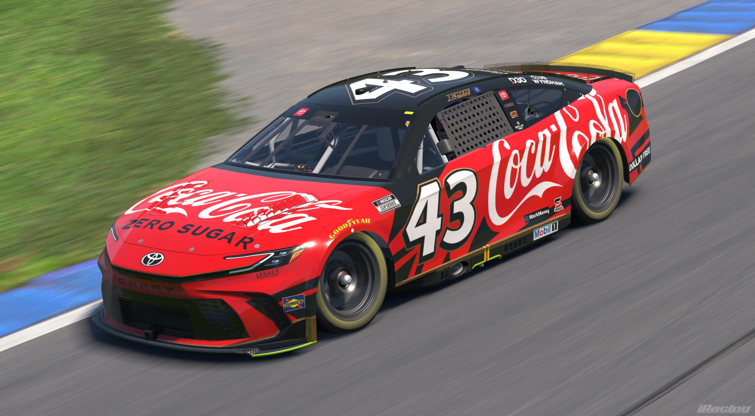 Preview of Erik Jones #43 Coca-Cola Concept by Aidan Schrein