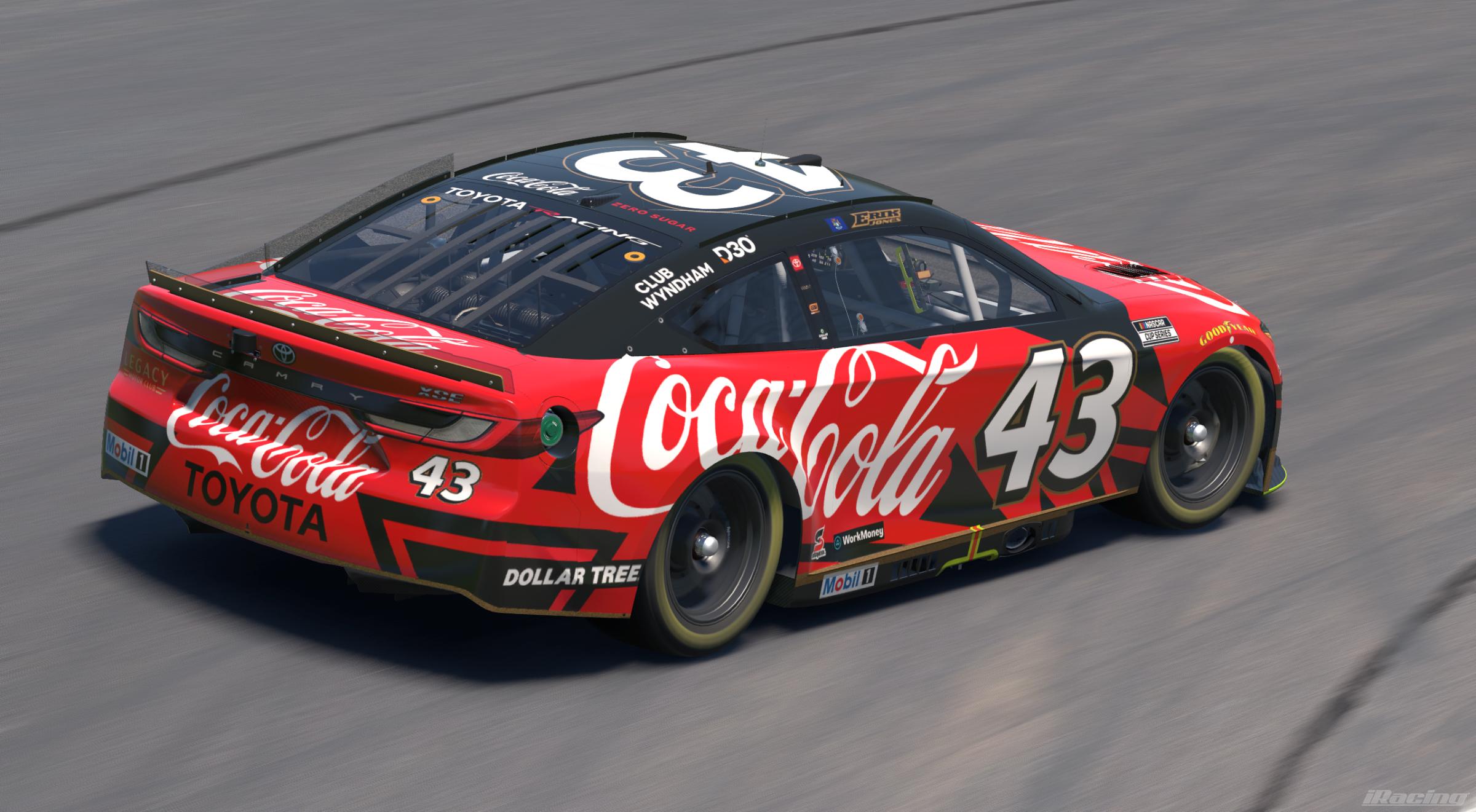 Preview of Erik Jones #43 Coca-Cola Concept by Aidan Schrein