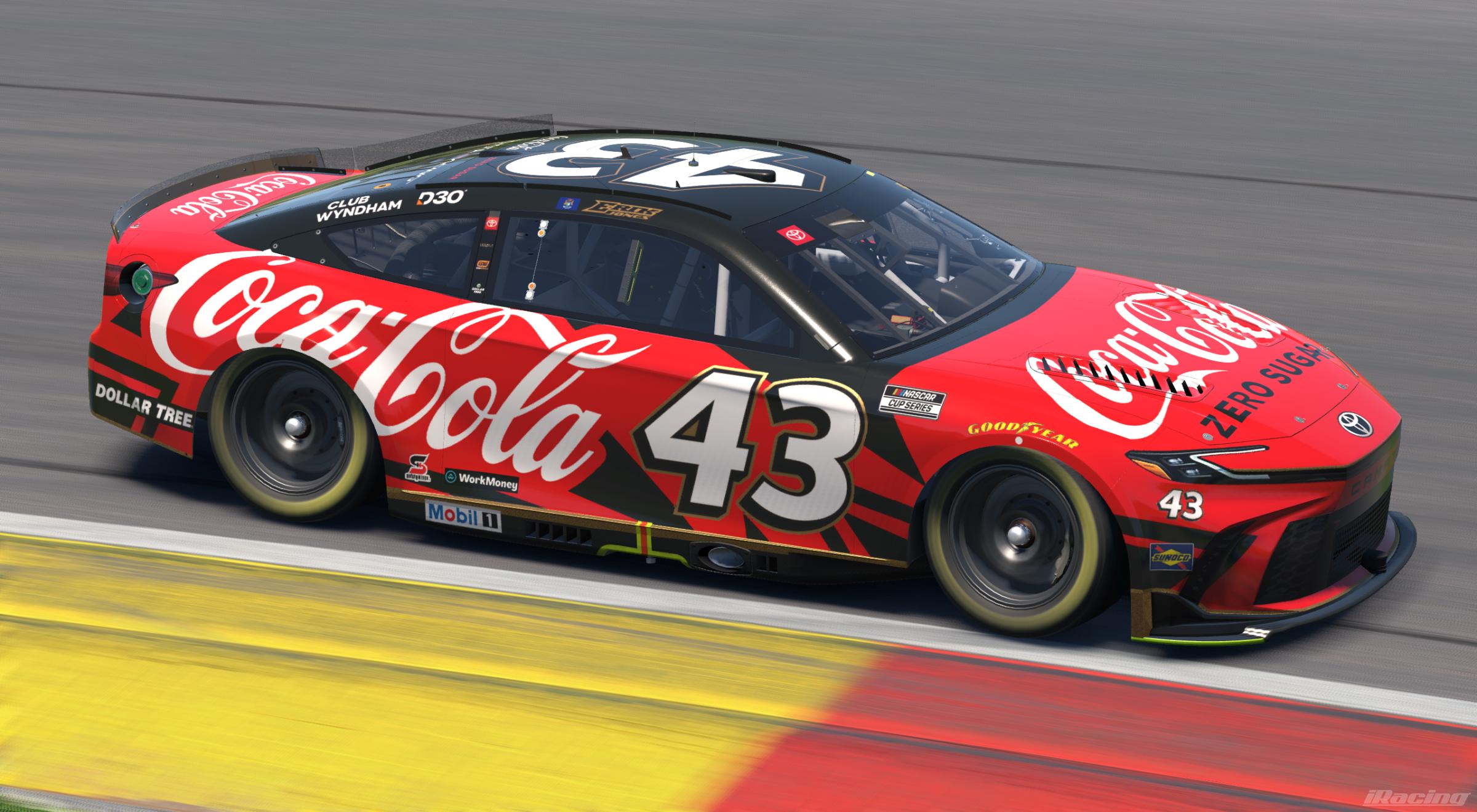 Preview of Erik Jones #43 Coca-Cola Concept by Aidan Schrein