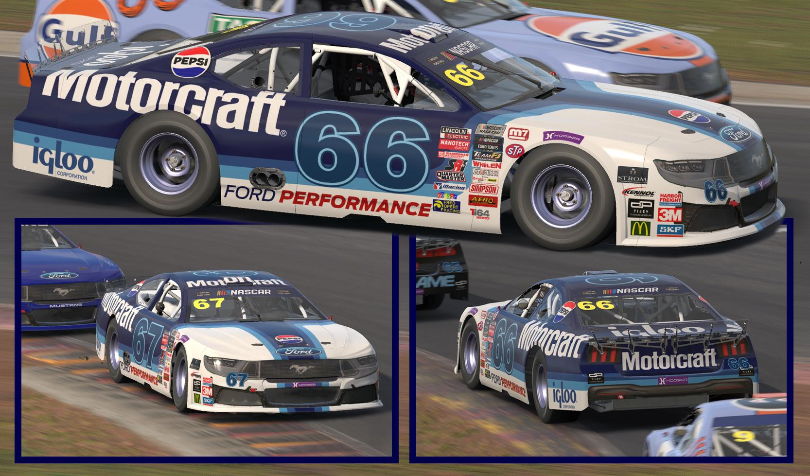 Preview of Euro Nascar Motorcraft Blue by Clyde Coman