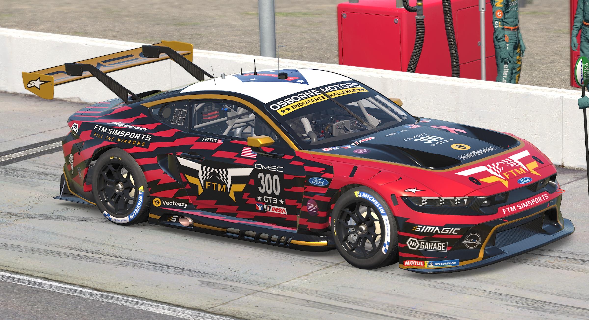 Preview of FtM SimSports Ford Mustang GT3 "Reveille" v1.1 by Patrick Cantrell