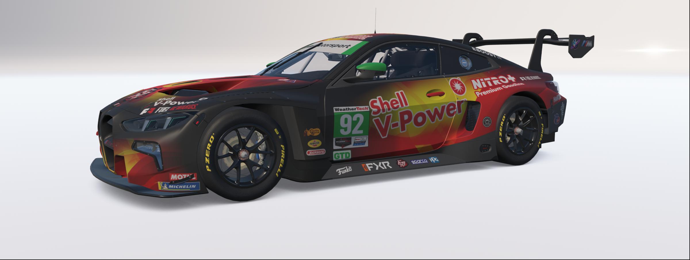 Preview of 2026 Factory Sim Racing Shell V-Power/Fuel Rewards BMW GT3 W/ Spec Map by Rob Evans