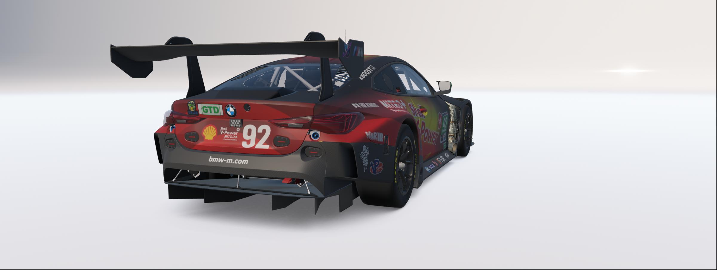 Preview of 2026 Factory Sim Racing Shell V-Power/Fuel Rewards BMW GT3 W/ Spec Map by Rob Evans