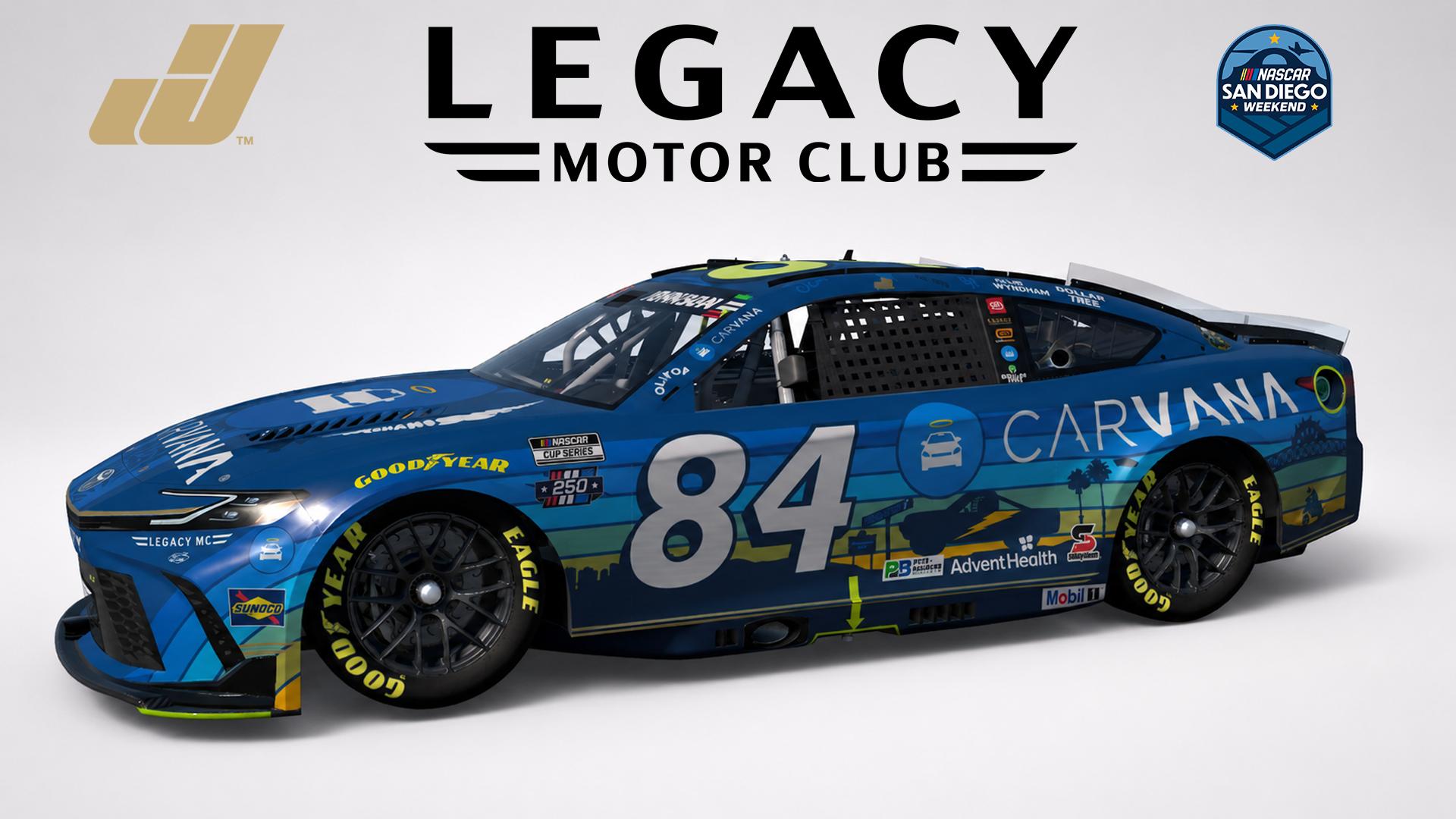 Preview of Jimmie Johnson 2026 Carvana San Diego Toyota Camry by Matt Ridgway