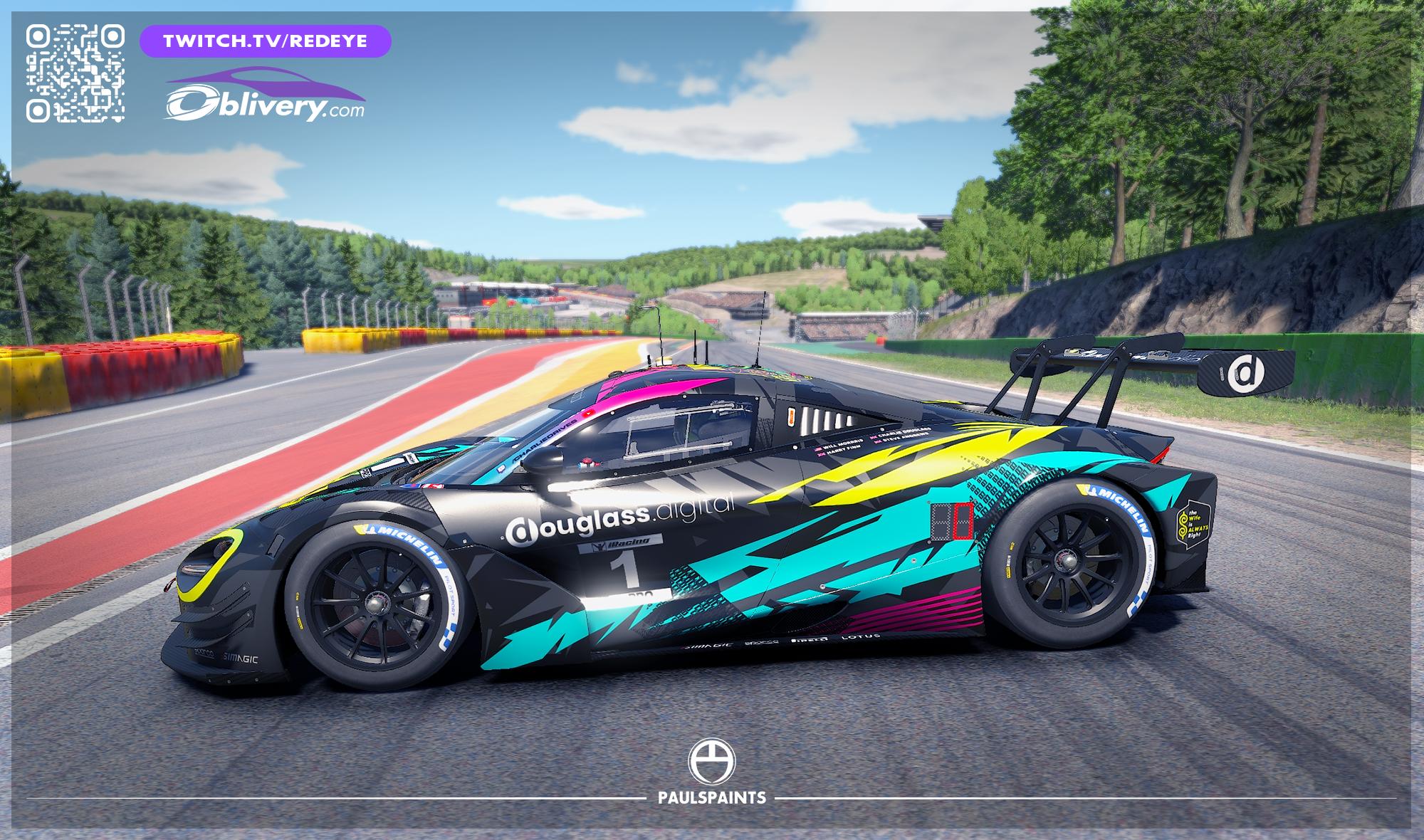 Preview of 2026 Whiskey River Racing Spa 24 McLaren 720s by Paul R Chaloner