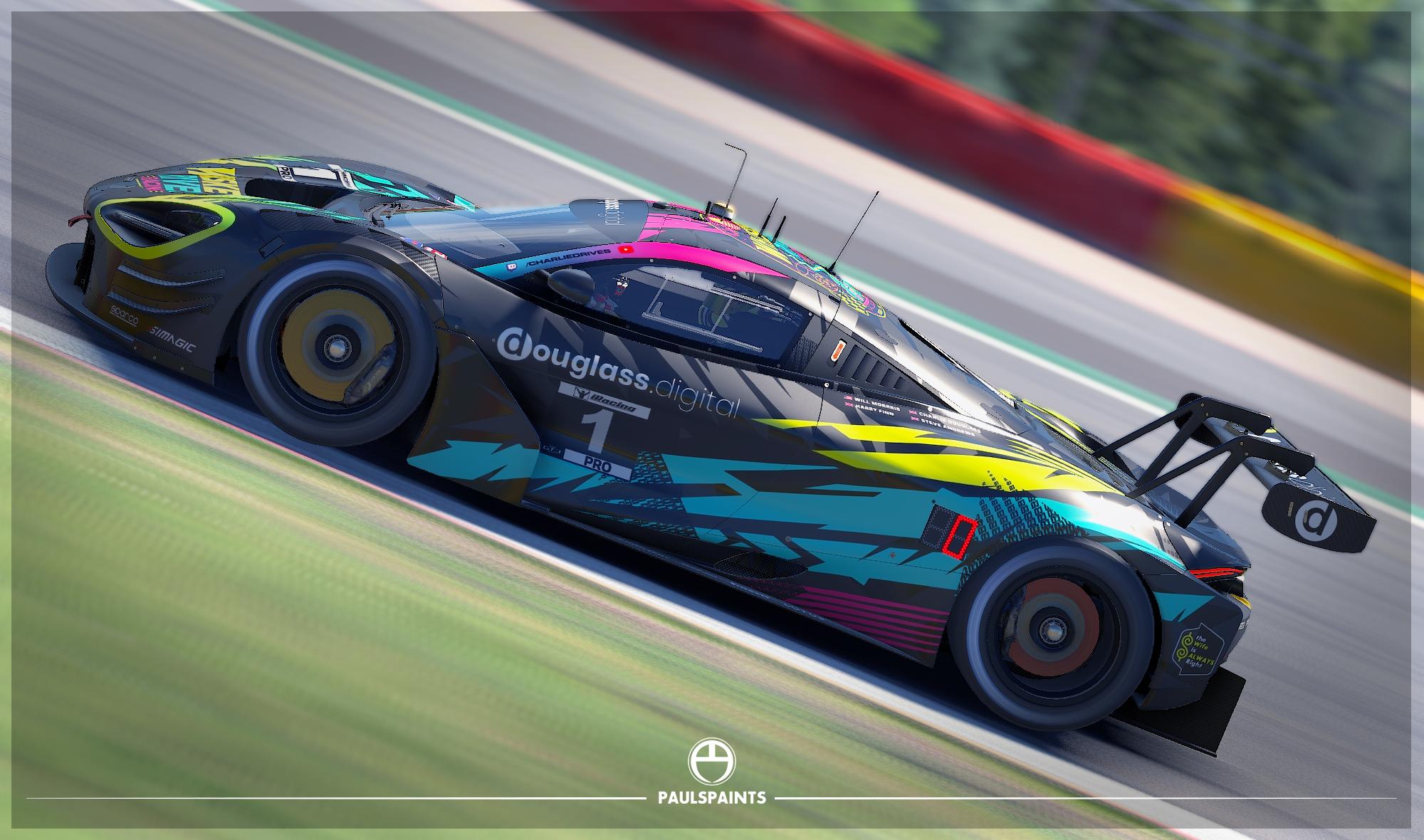 Preview of 2026 Whiskey River Racing Spa 24 McLaren 720s by Paul R Chaloner