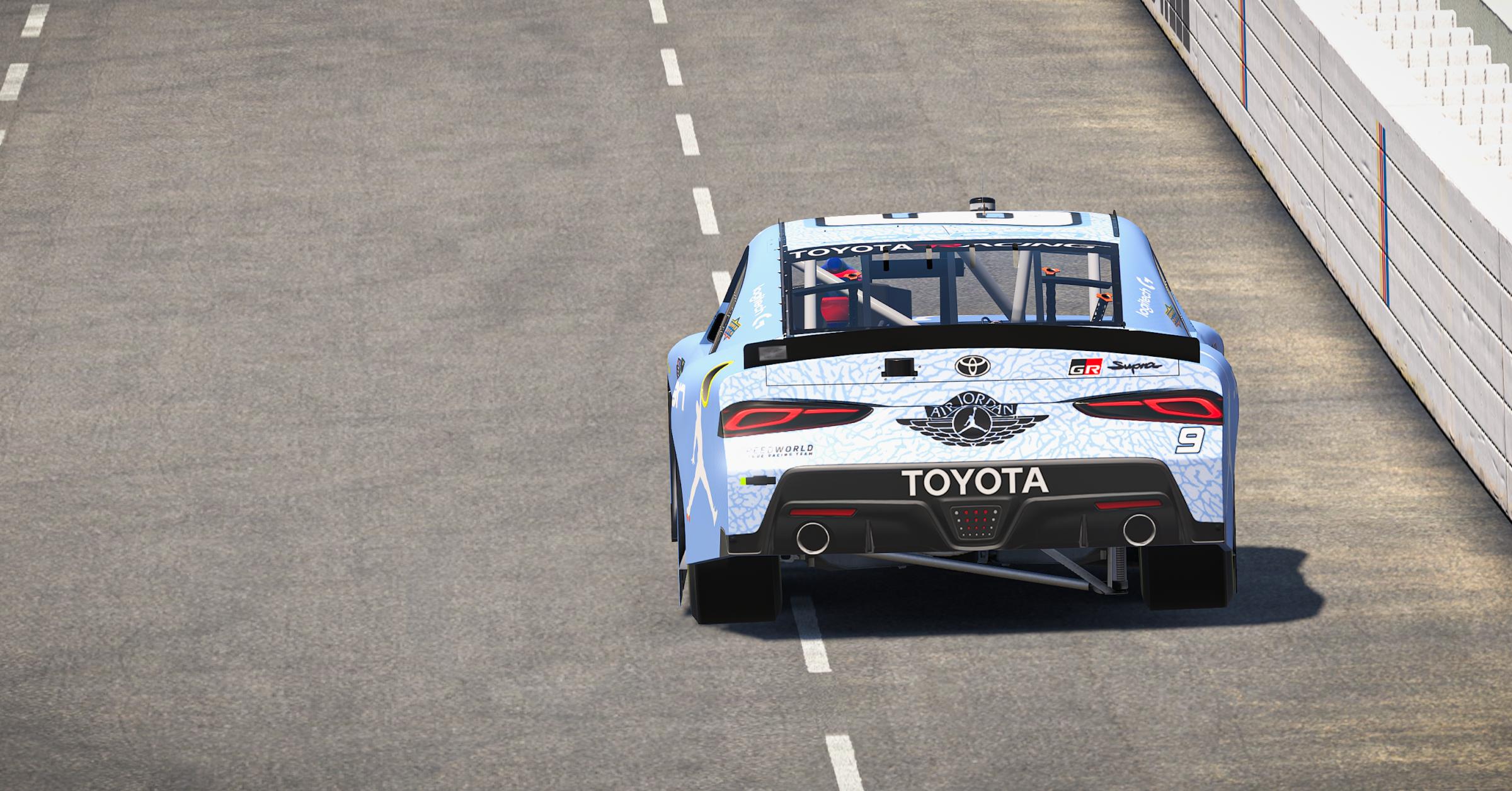 Preview of 2026 Jordan Carolina Blue Toyota Supra OReilly Fictional by Pedro S Melo