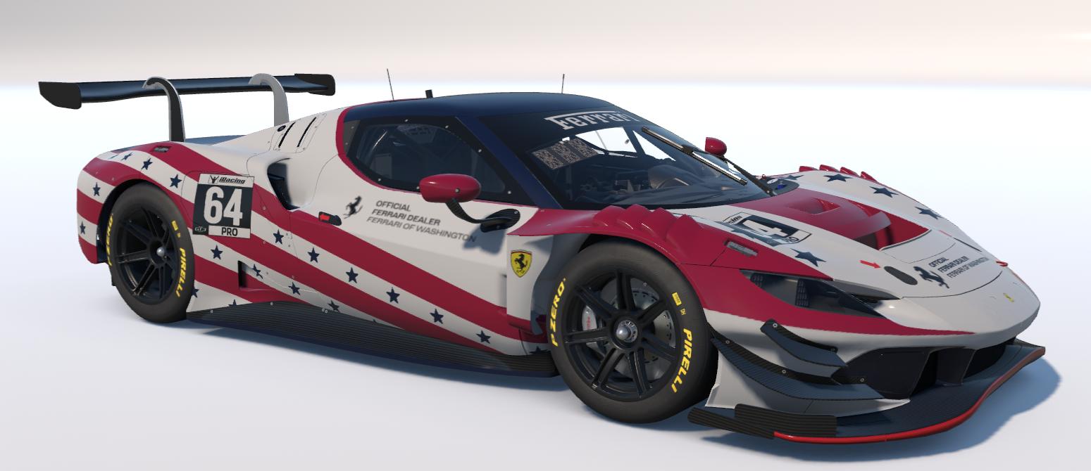 Preview of American Flag Ferrari GT3 by Jack Lauer