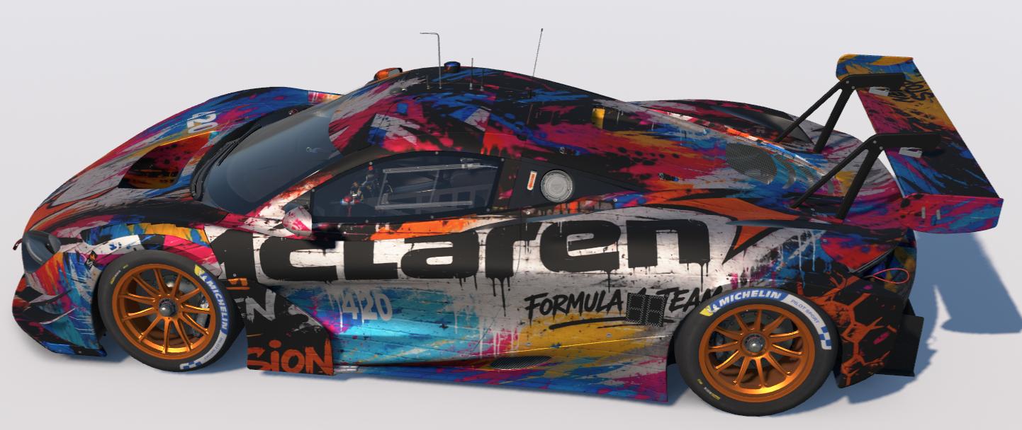 Preview of Graffiti Art Team F1 McLaren 720s EVO GT3  by Todd Schwarz