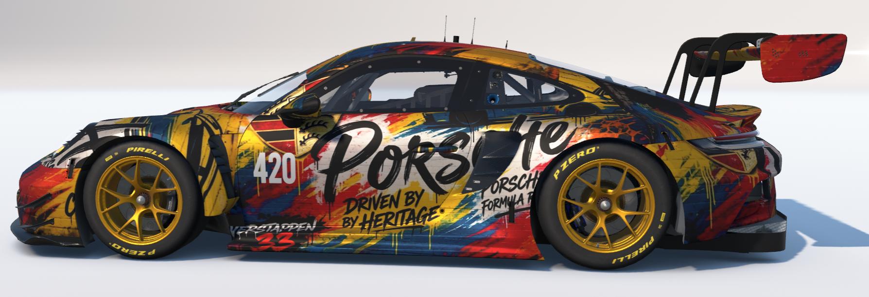 Preview of Graffiti Team Porsche 992r GT3 by Todd Schwarz