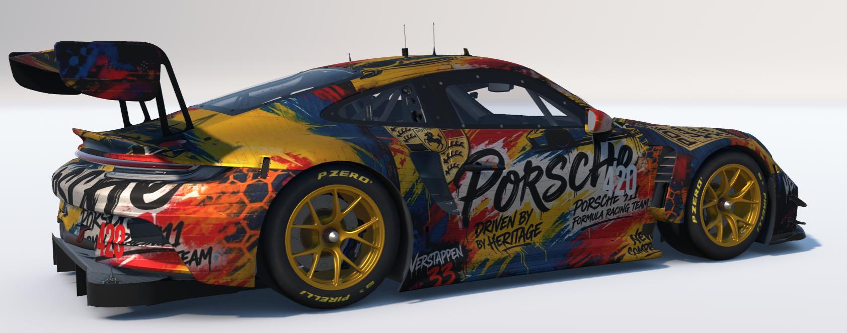 Preview of Graffiti Team Porsche 992r GT3 by Todd Schwarz