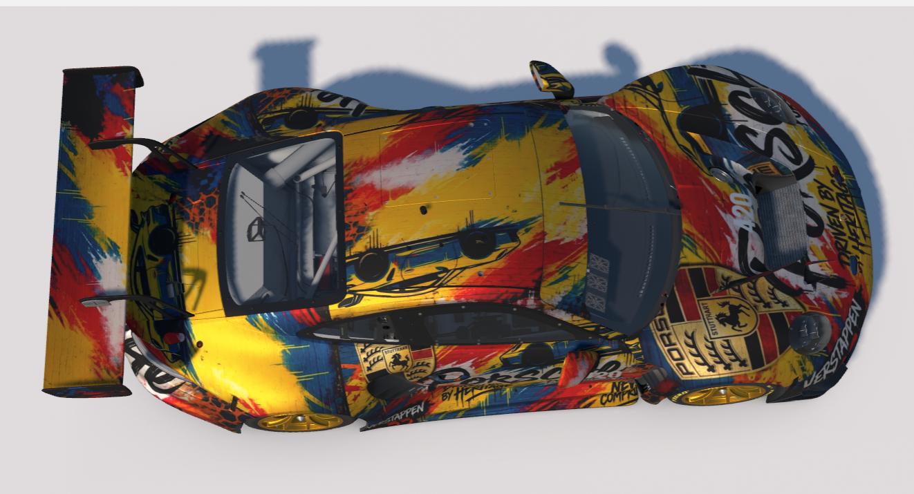 Preview of Graffiti Team Porsche 992r GT3 by Todd Schwarz
