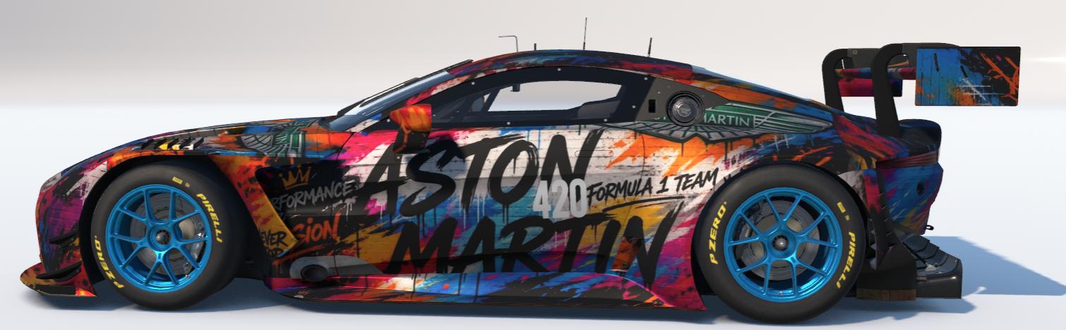 Preview of Graffiti Team Aston Martin Vantage EVO GT3  by Todd Schwarz
