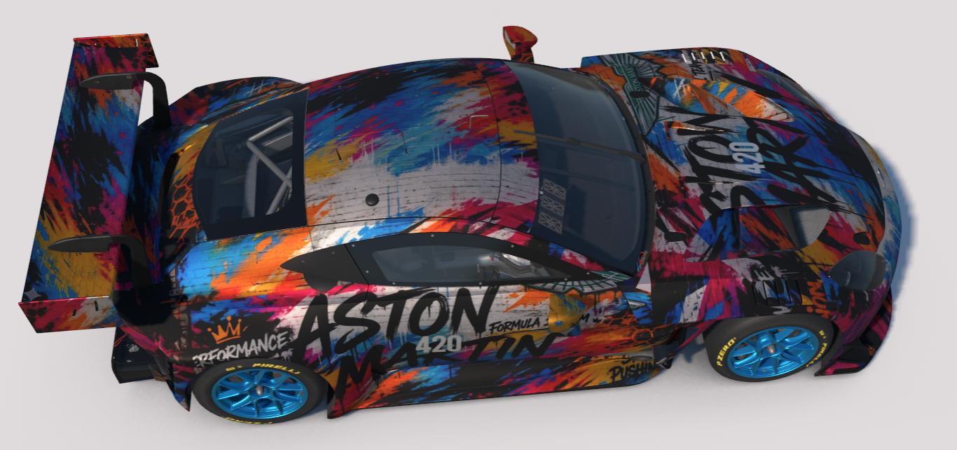 Preview of Graffiti Team Aston Martin Vantage EVO GT3  by Todd Schwarz