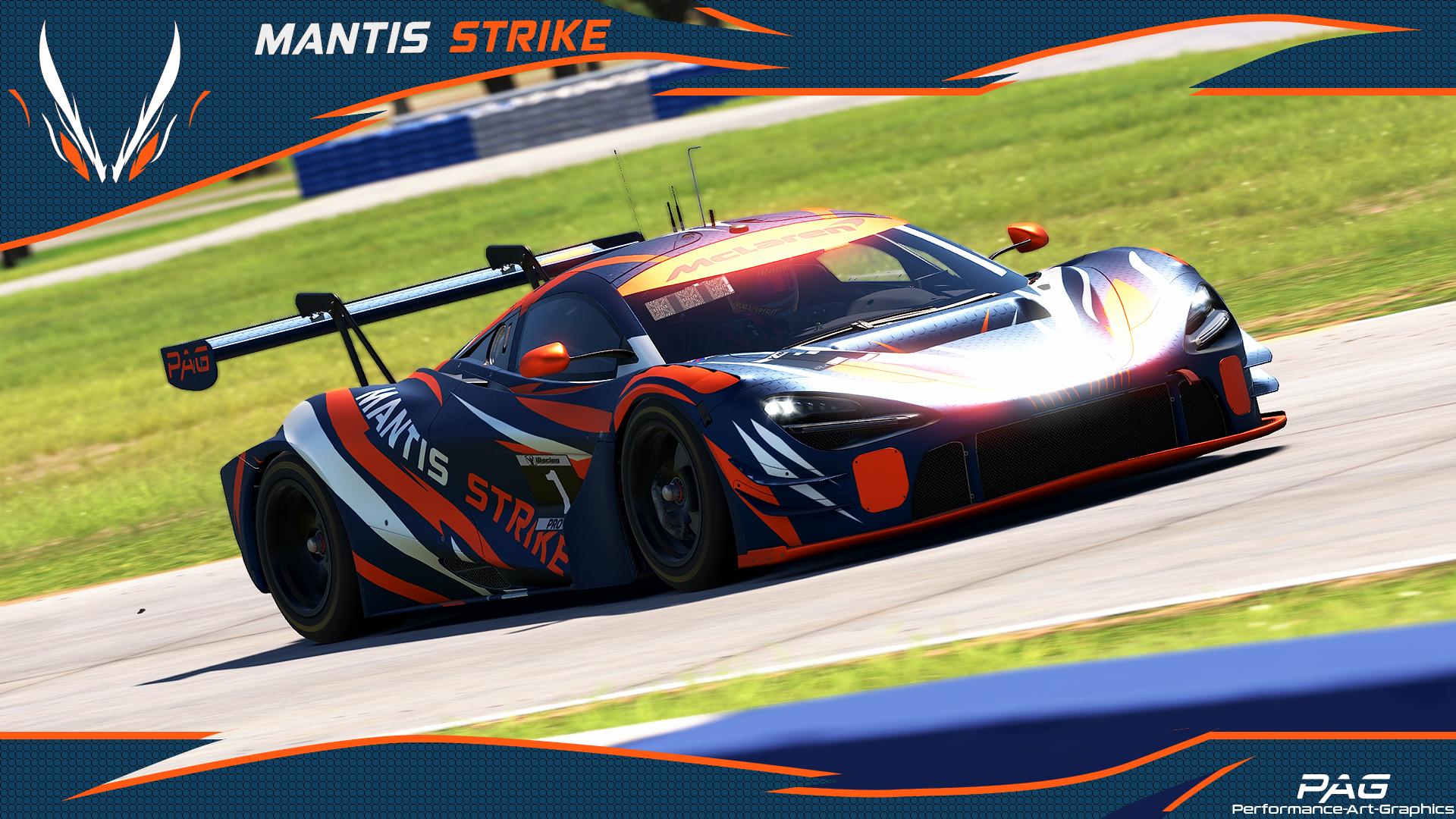Preview of McLaren 720s GT3 EVO Mantis Strike (Crimson Predator) by Gio J J.