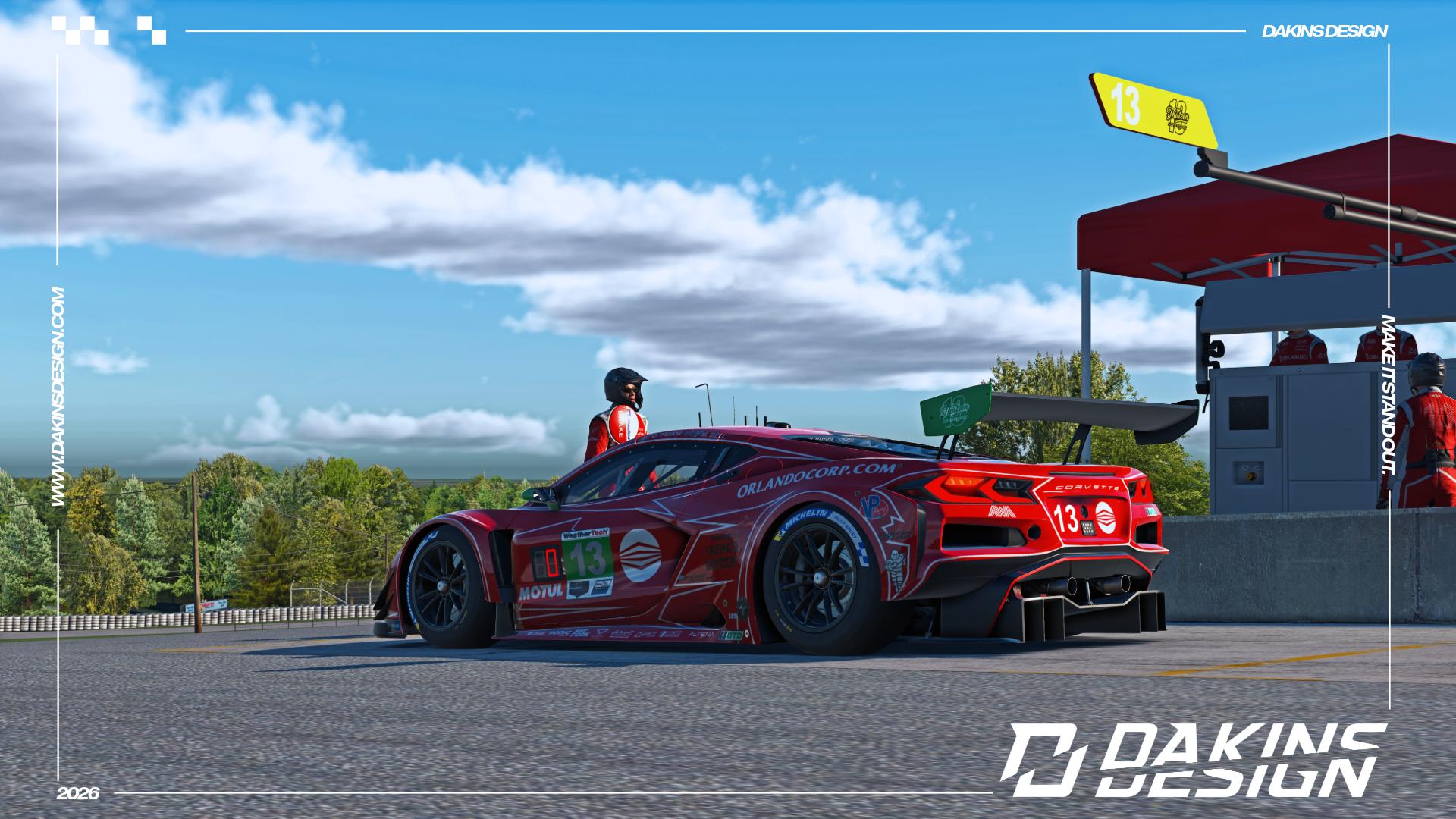 Preview of OFFICIAL 2026 13 Autosport (AWA) x Orlando Corp. Corvette Z06 GT3.R IMSA GTD by Jason Dakins
