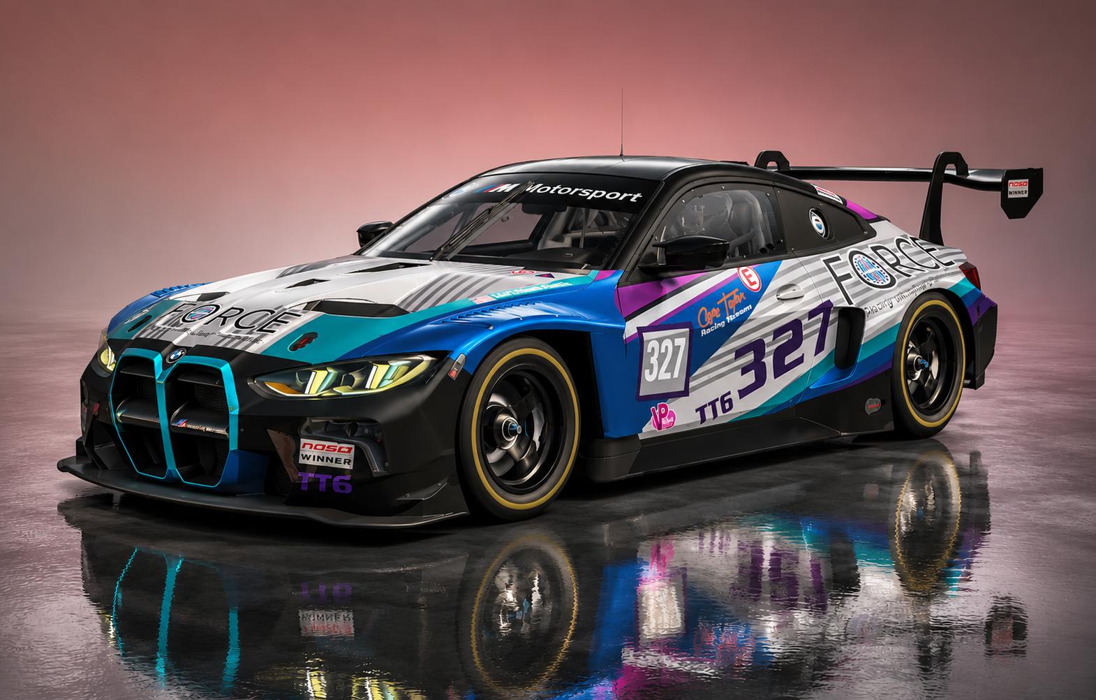 Preview of "FORCE Facing Hereditary Cancer" BMW M4 GT3 by Bill Shurmatz